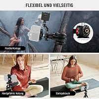 NEEWER Mini flexibilný statív na telefón s diaľkovým ovládaním, tripod na mobilný telefón 10
