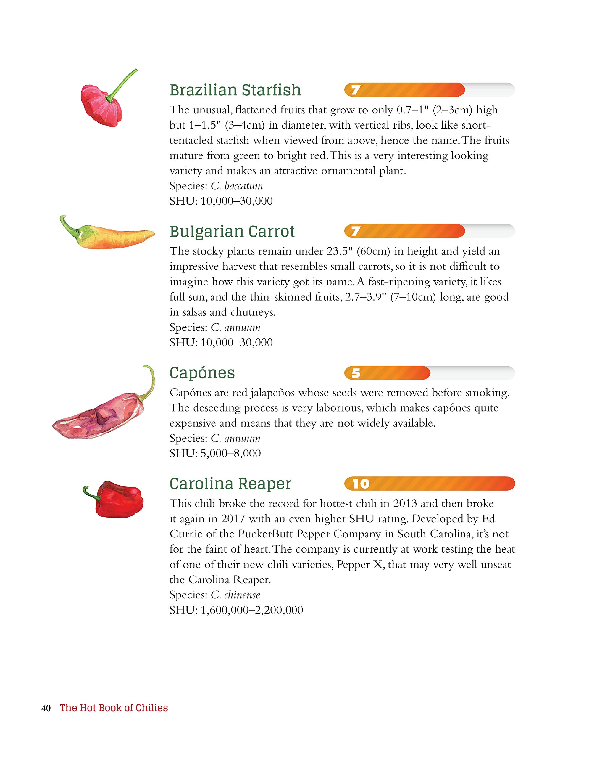 The Hot Book of Chilies, 3rd Edition