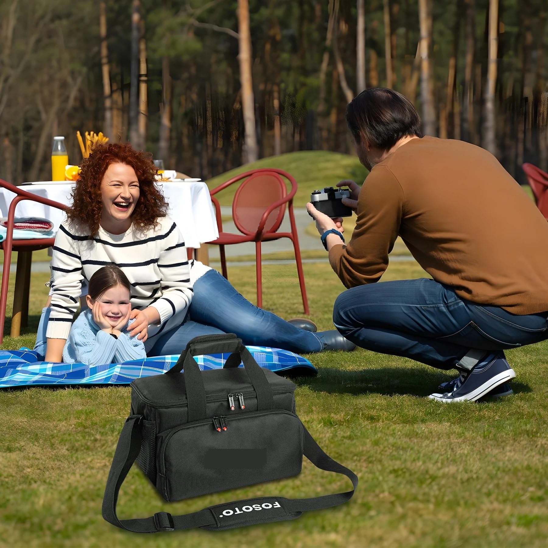 Mochila Fotografia Bolsa for cámara digital de fotografía gran capacidad Mochila impermeable for hombros DSLR