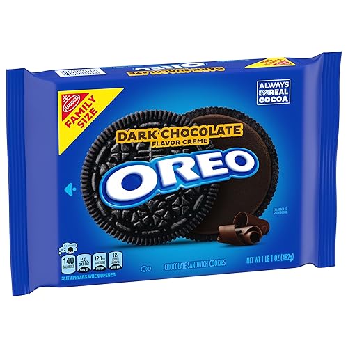 Vista 102 de OREO The Most Stuf Galletas sándwich de chocolate, edición limitada, 1 paquete resellable de 13.4 oz