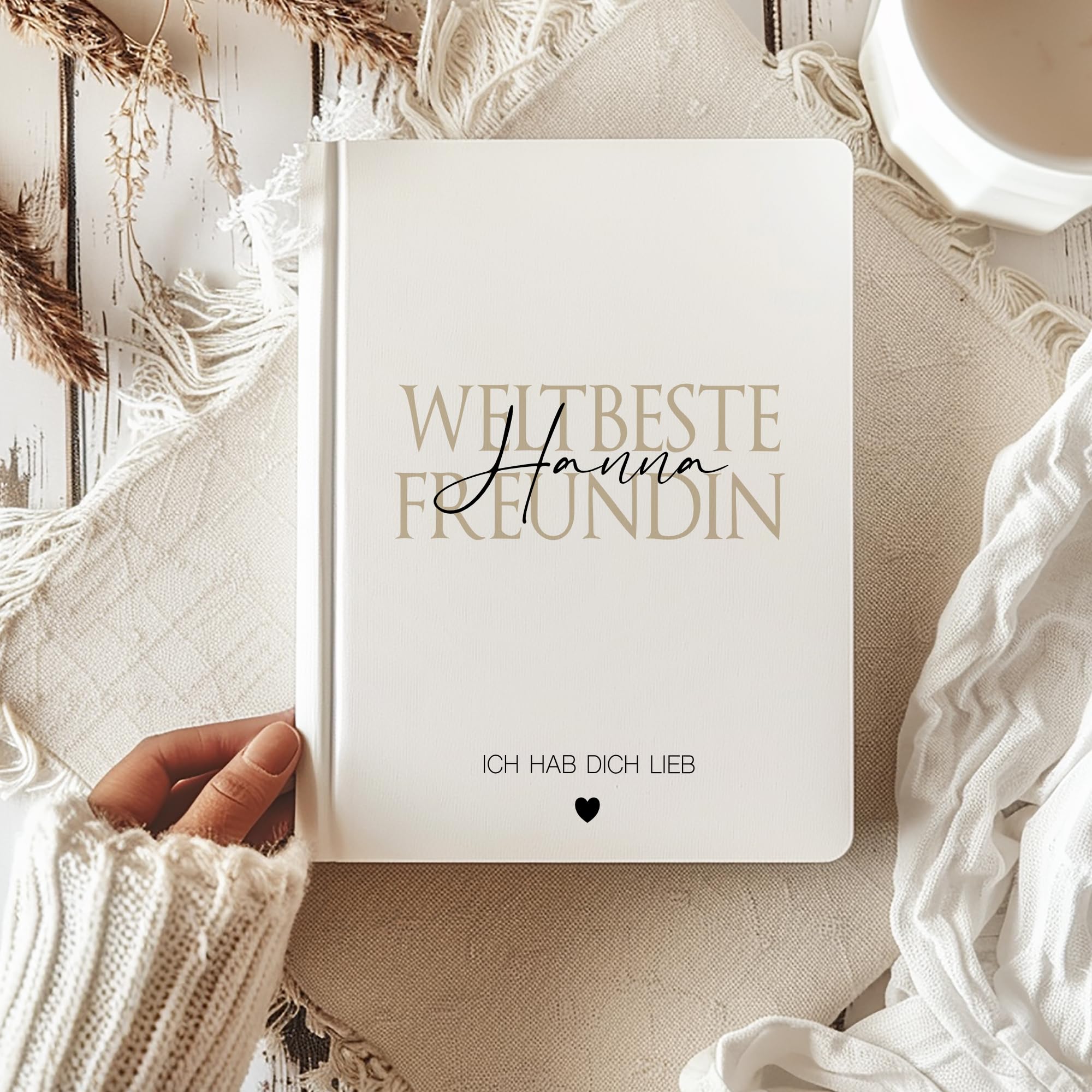 Wunschtext Notizbuch mit Namen Frauen Männer Geschenk Freundin Kollegin Mama Tochter Geschenk Tagebuch Abschied Rente Büro Arbeit Dankeschön Geburtstag Geschenk Weihnachten (Wunschtext)
