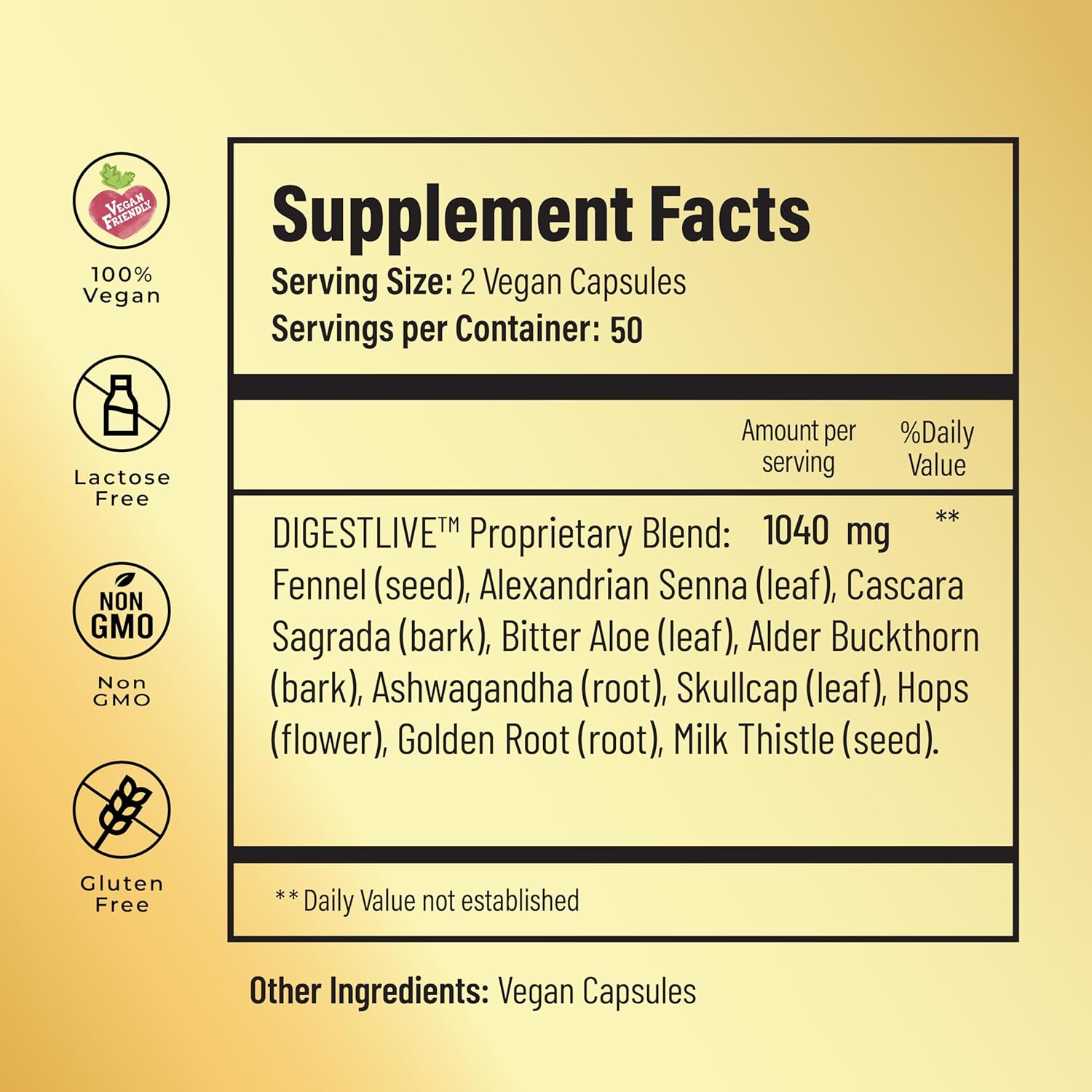 Laxative, Constipation Relief for Women - Stool Softener - 100% Natural - 100 Capsules - Female Colon Cleanse, Detox - Gas and Bloating Relief - Vegan, Gluten and GMO Free