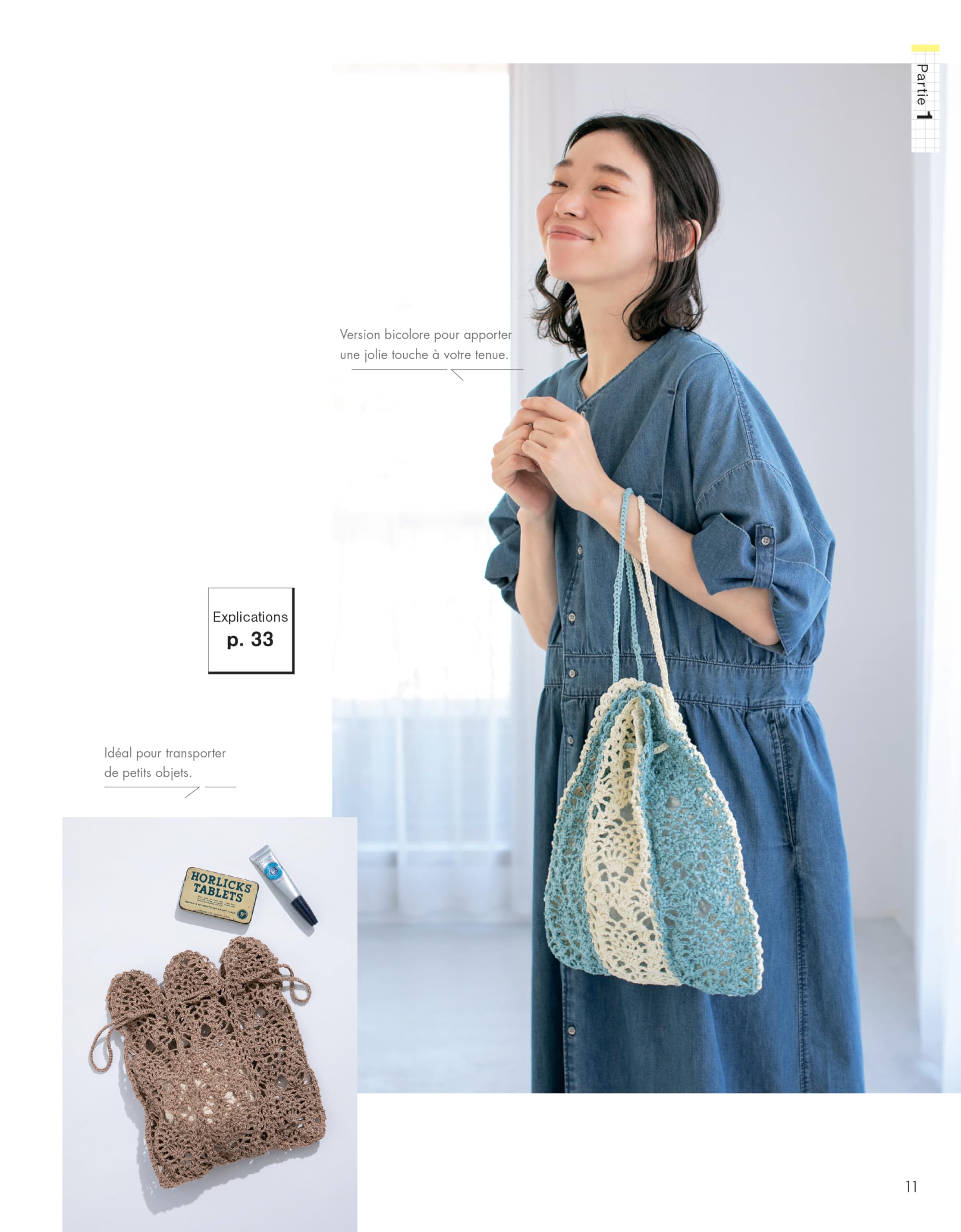 20 sacs & pochettes au crochet