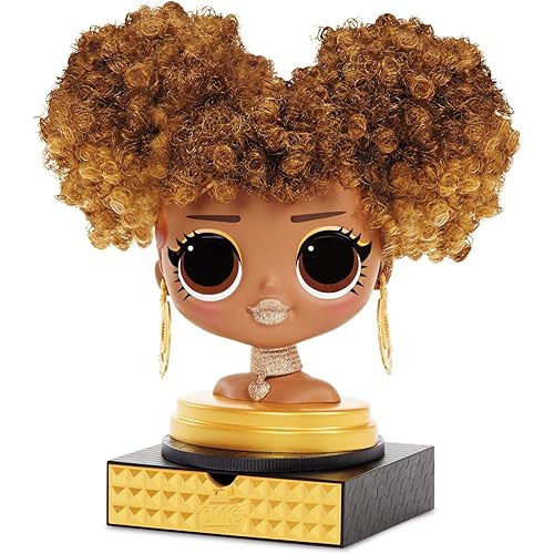 L.O.L. Surprise O.M.G. Styling Head Royal Bee with Stick-On Hair for Endless Styles