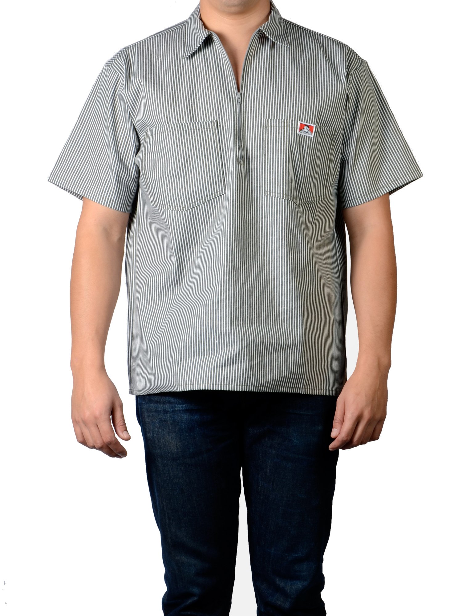 Ben Davis Short Sleeve 1/2 Zip Shirt
