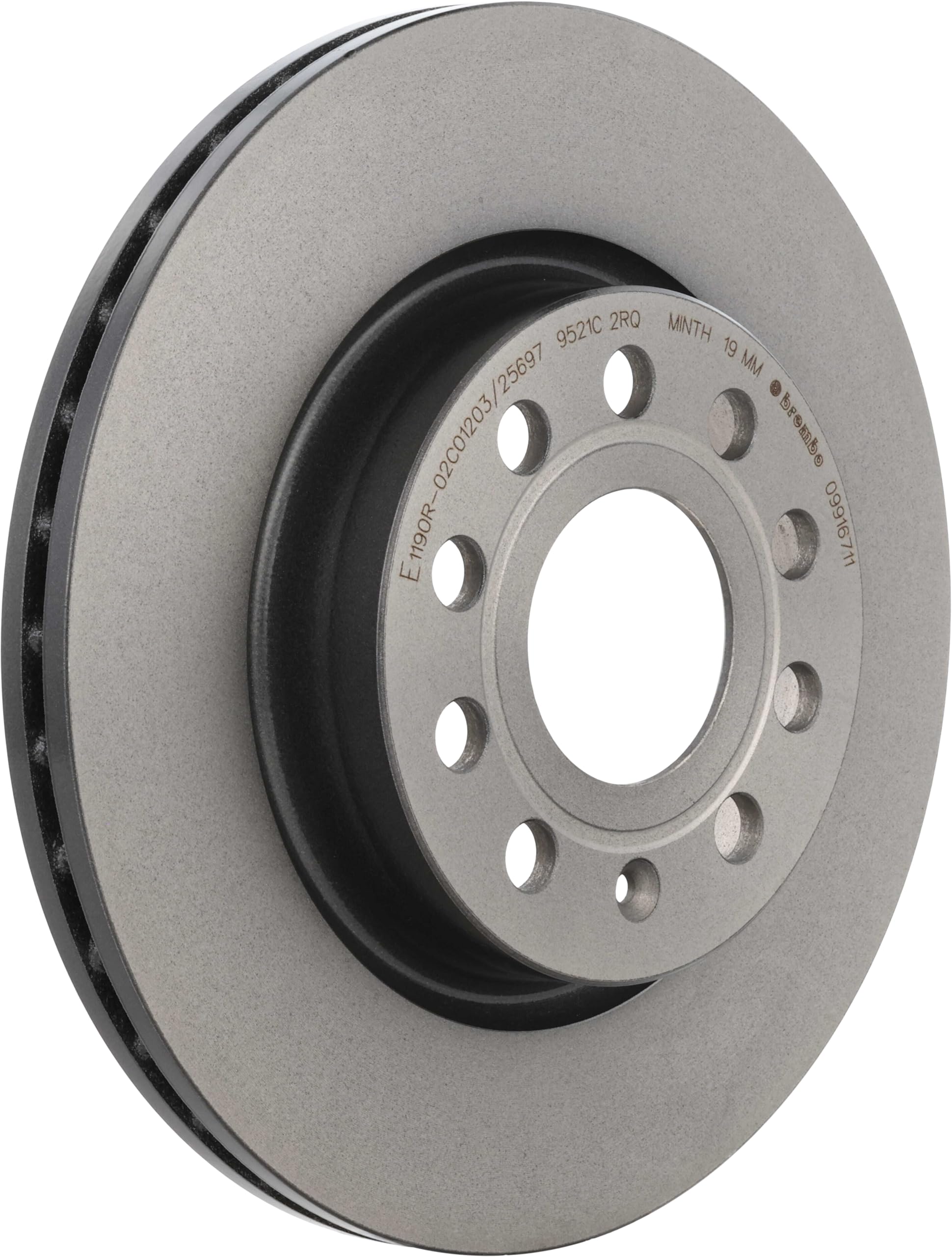 Brembo 09.9167.11 - Disco Freno con Verniciatura UV (Set di 2) - Anteriore | Compatibile con: AUDI A3, A3 Cabriolet, A3 Sportback, SEAT ALTEA, ALTEA XL, LEON, TOLEDO III, SKODA OCTAVIA II