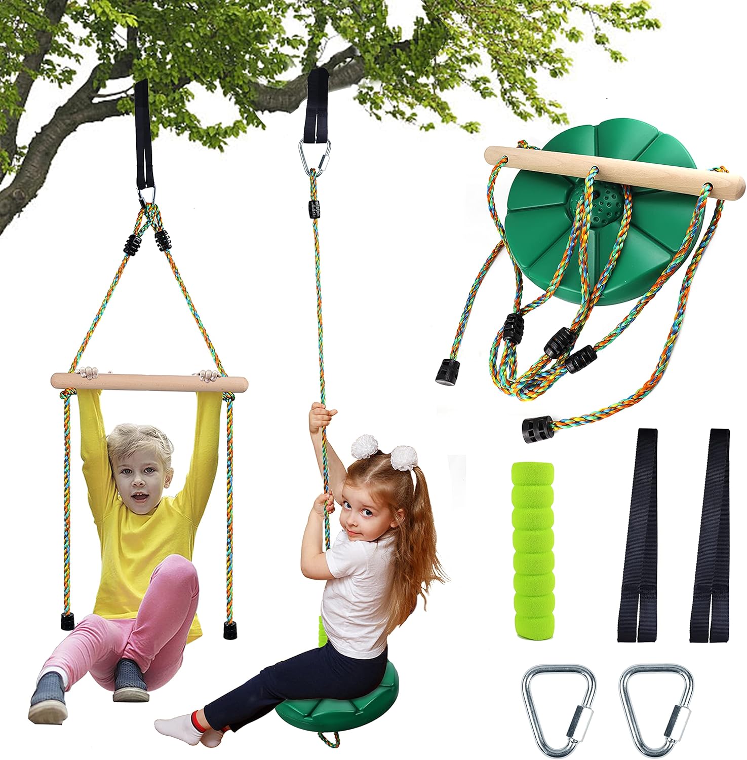 Swing for Kids Disc Swing Tree Swing Set Accessories Rope