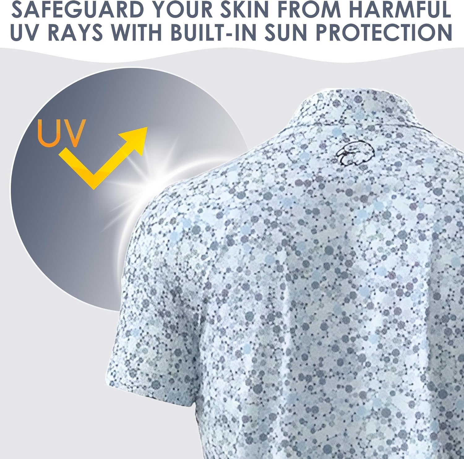 Men's Dry Fit Golf Shirts – Moisture-Wicking, UV Protection, Anti-Odor Short Sleeve Performance Polo for All-Day Comfort - Image 4