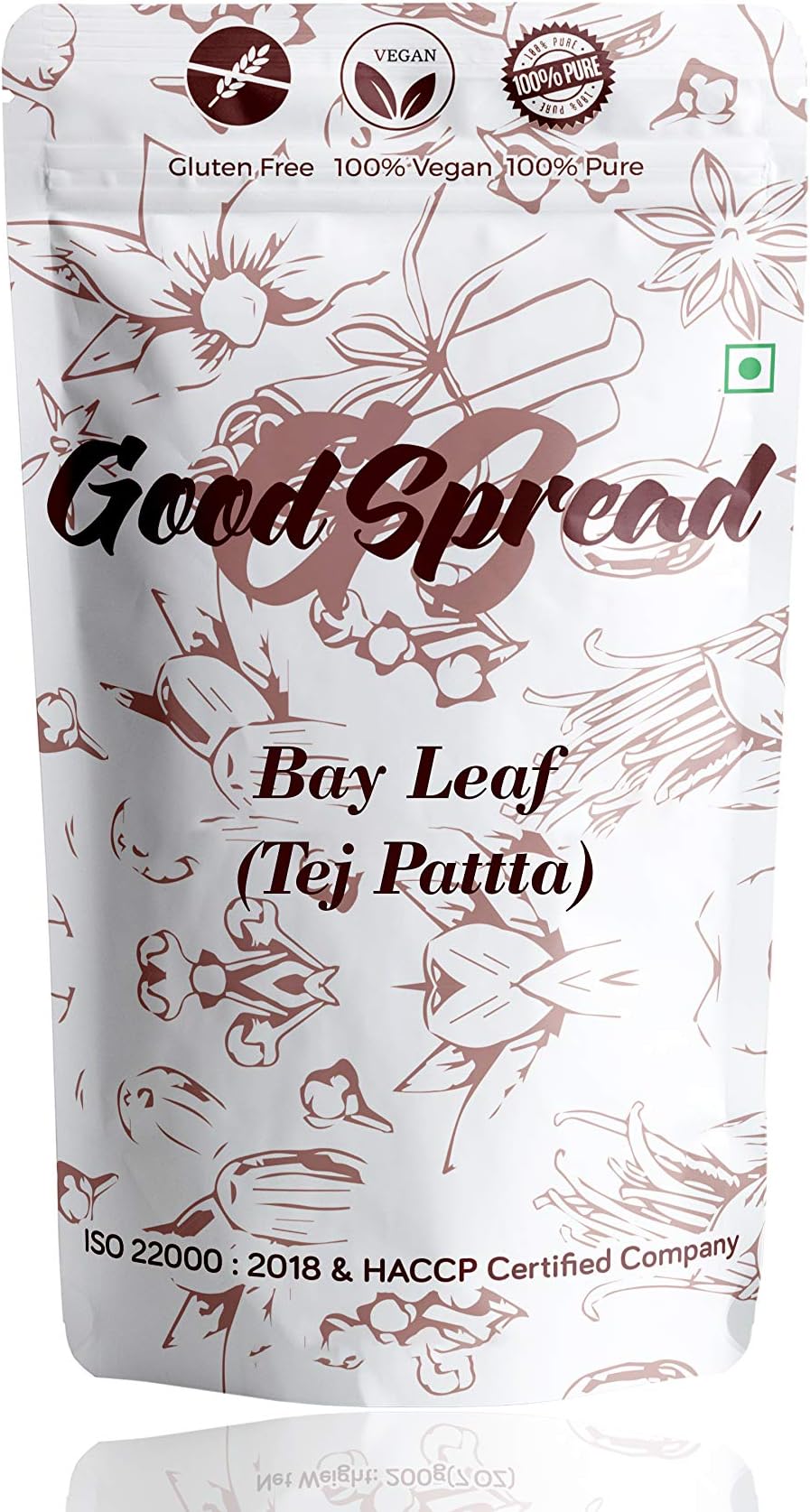 GoodSpread | Organic Bay Leaf | 400 grams | Whole Tej Patta | Dried bay leaves | From Meghalaya |