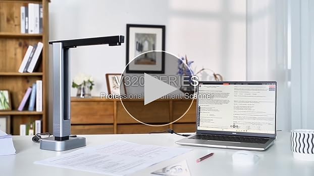 Scanner Portatile Joyusing 14MP - Per Libri E Documenti Fino A A3, OCR, Converti In PDF/Word