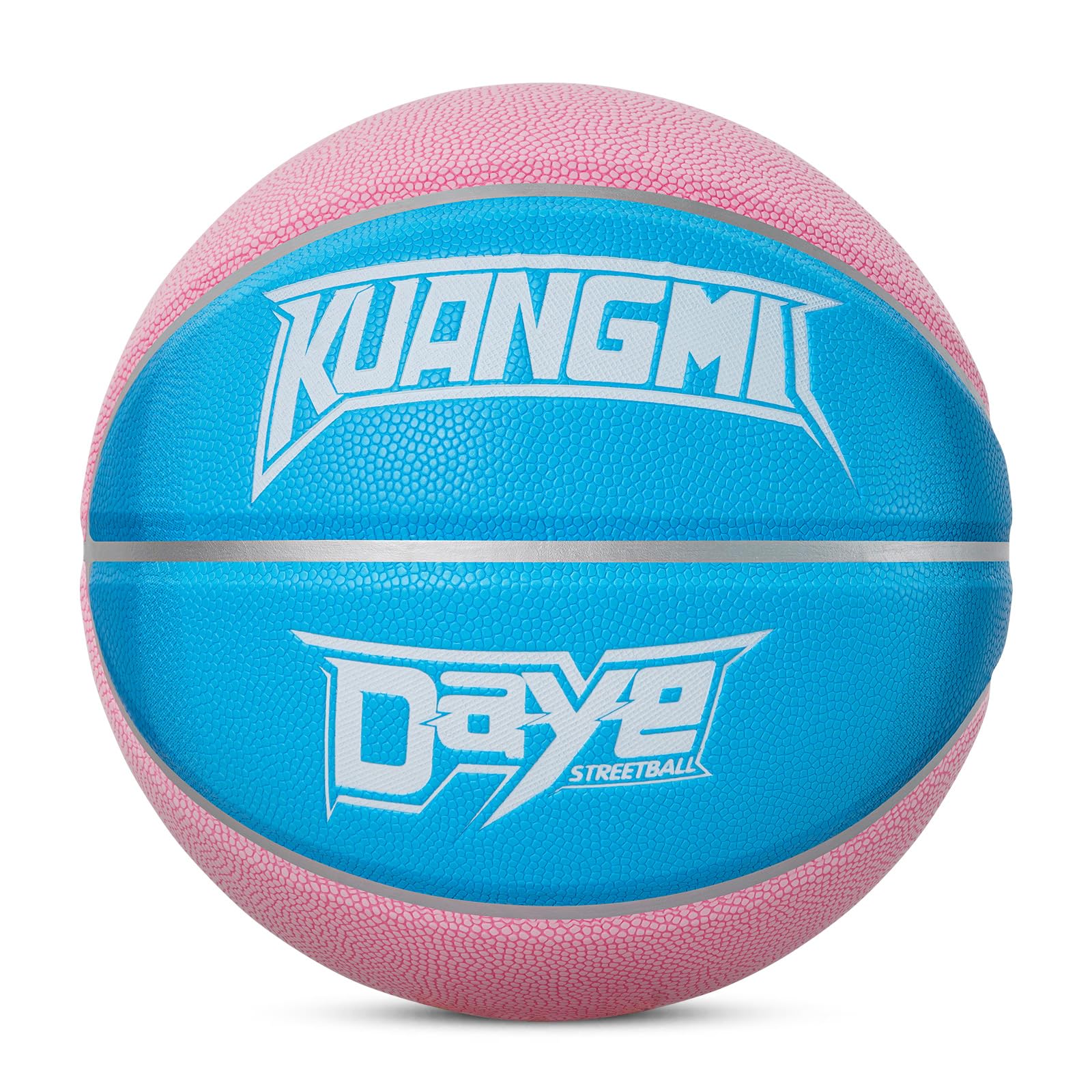 Kuangmi Daye Series Basketball, Size 7 (29.5"), Composite Leather Street Basketball, Outdoor & Indoor Game Ball