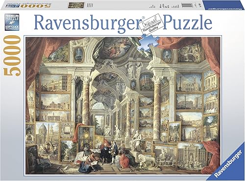 Ravensburger Views of Modern Rome - Rompecabezas de 5000 piezas para adultos - Tecnología Softclick significa piezas encajan perfectamente marrón