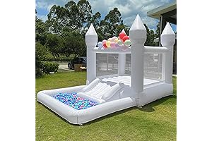 Premium Inflatable White Wedding Bounce House
