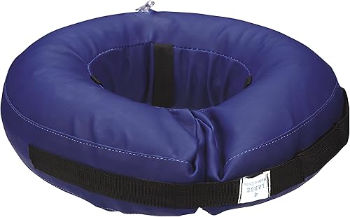 Total mascota Salud Inflatable Collar para Mascotas, Azul