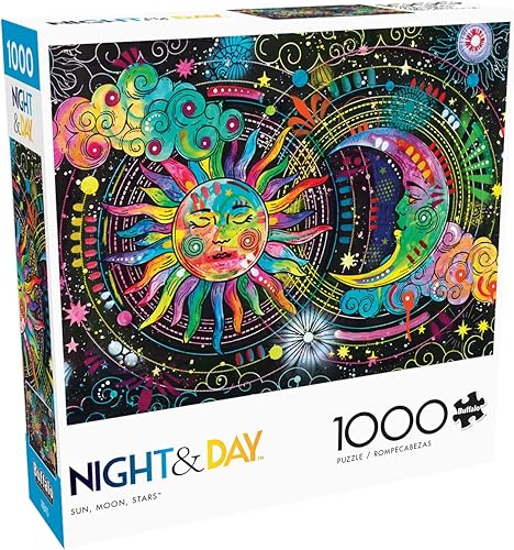 Miniatura 3 de Buffalo Games - Sun Moon Stars - Rompecabezas de 1000 piezas para adultos, rompecabezas desafiante perfecto para noches de juego - 1000 piezas