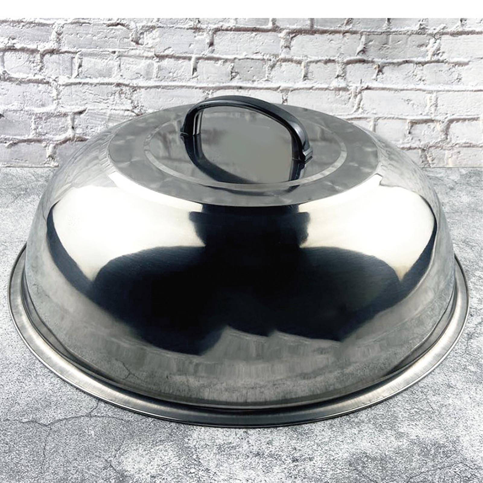 Coperchio Wok in Acciaio Inossidabile, Padella Circolare per Cucina (40 cm)