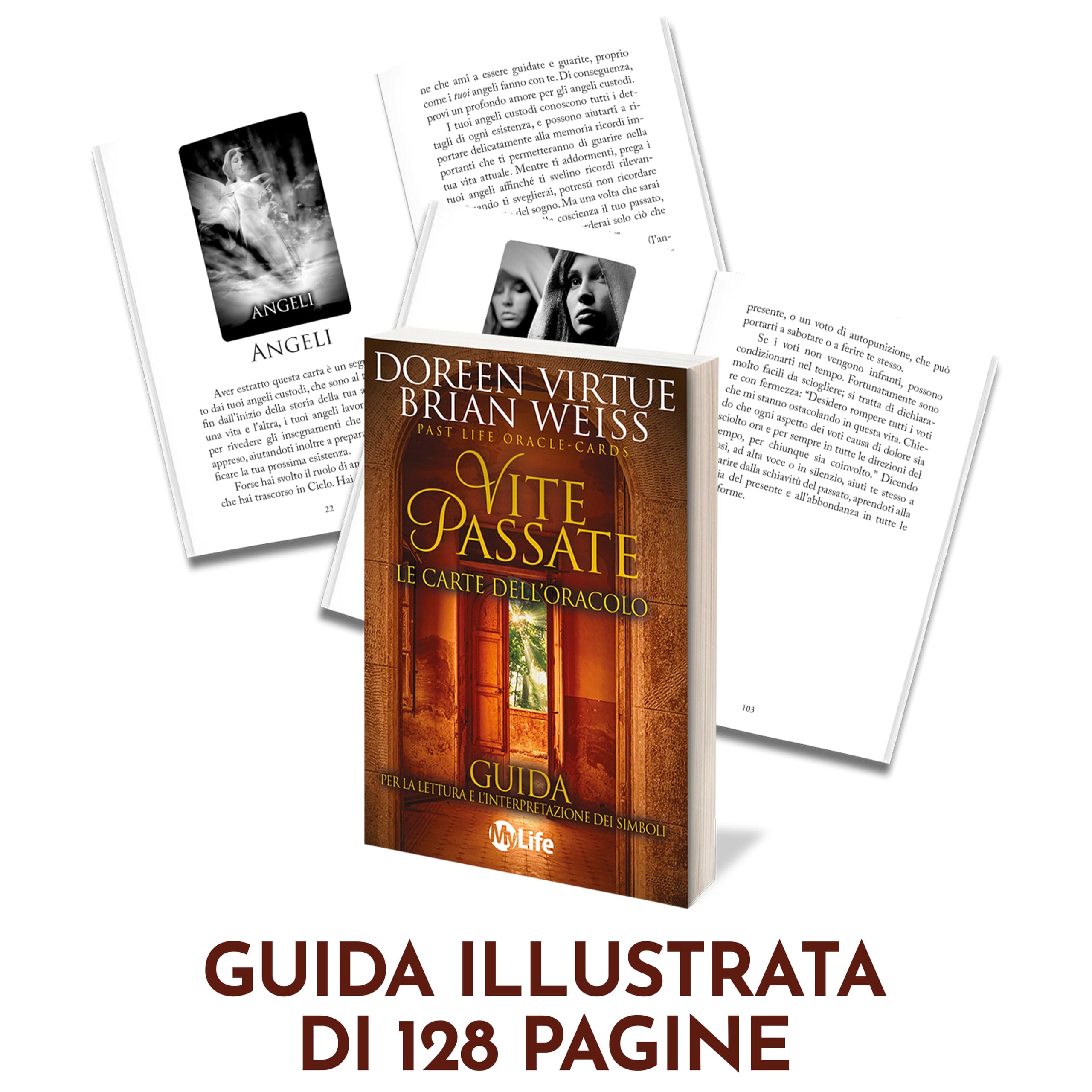 Vite Passate. Le Carte dell'Oracolo 44 Carte con Guida per la Lettura e l'Interpretazione dei Simboli