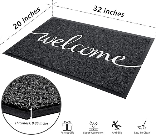Miniatura 2 de Tapete de bienvenida al aire libre, tapete para puerta delantera para entrada exterior, tapete de entrada al aire libre/interior, alfombras