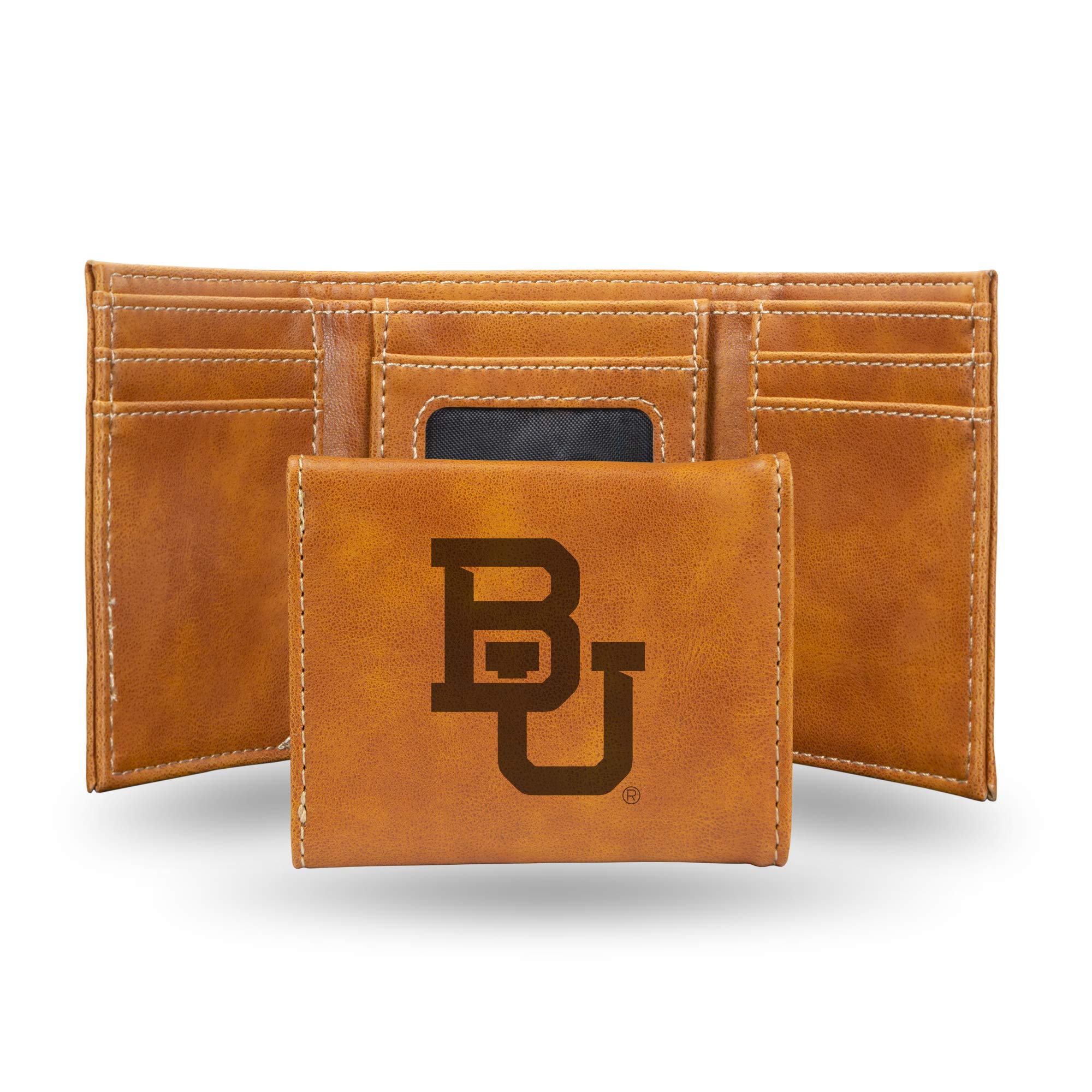 Rico Industries NCAA Laser Engraved Trifold Laser Engraved Tri-Fold Wallet - Men's Accessory