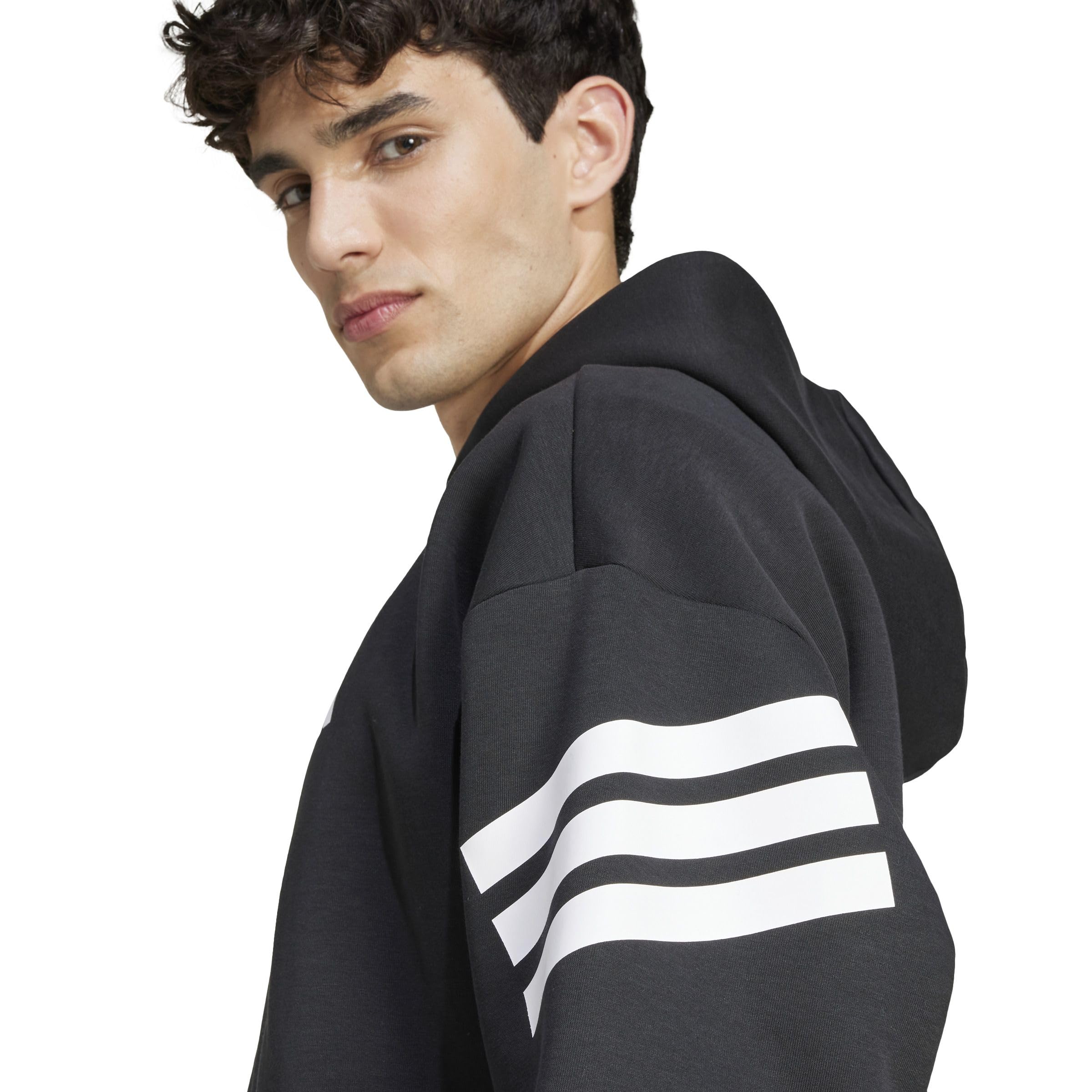 adidas Herren Future Icons Three Stripes Full-Zip Hoodie Kapuzen-Oberteil (1er Pack)