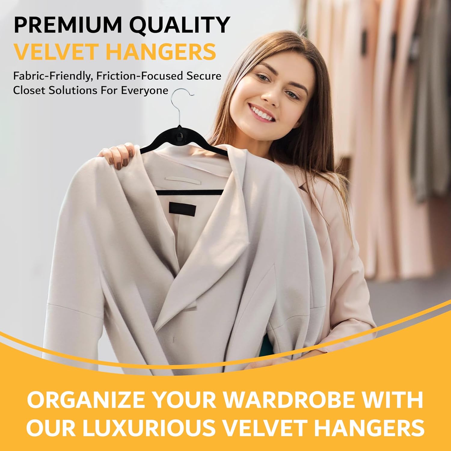 Magic Stackable Velvet Hangers for Clothes, 30 Pack Multi Tier Black Hanger Space Saving, Vertical Stacking Hangers for Closet, Non Slip Coat Hanger for Pants, Shirts, Scarf, Tie