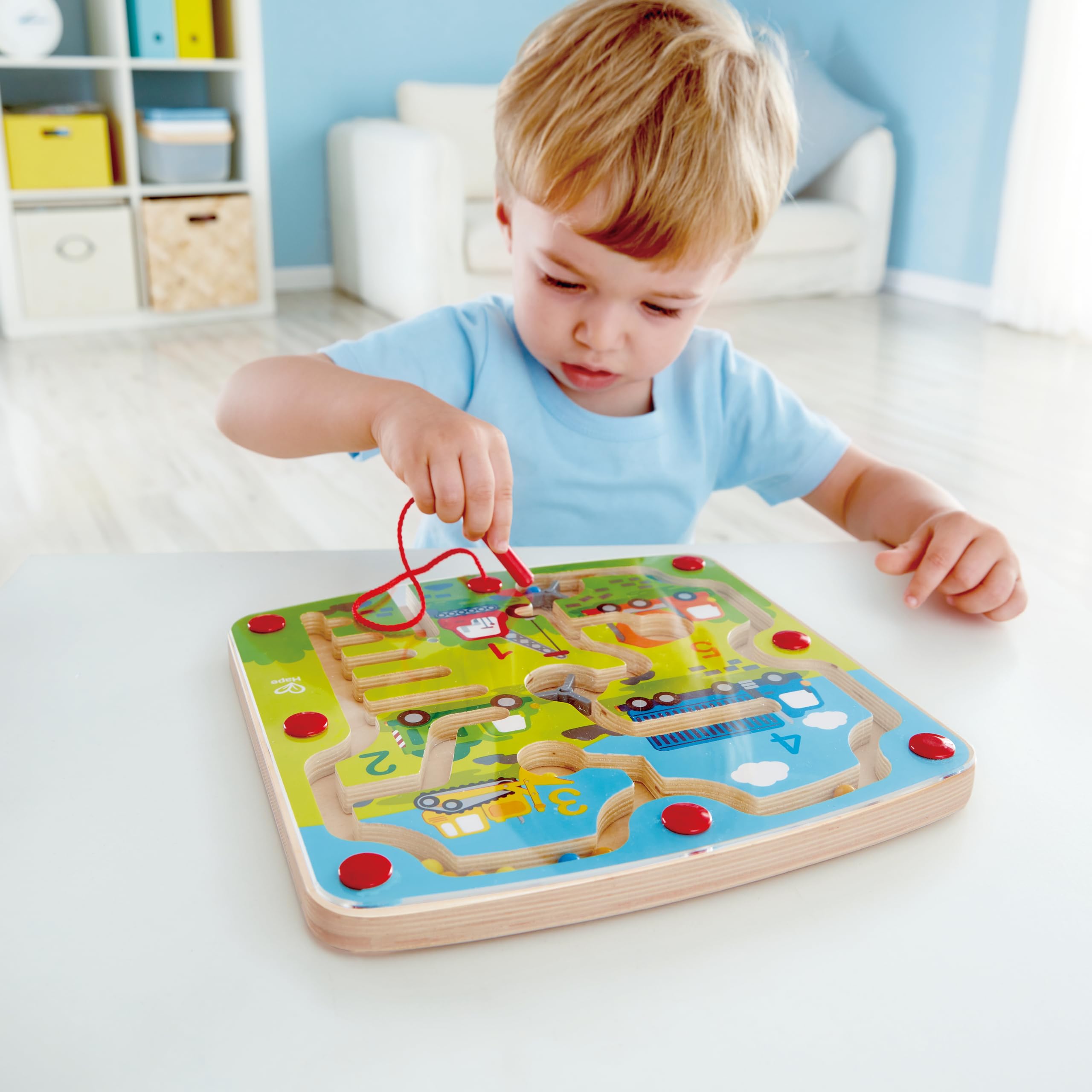 Hape Labyrinthe magnétique véhicules de Chantier