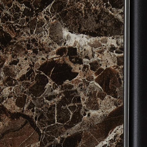 Miniatura 7 de Kings Brand Furniture - Estante de cocina de pie de 5 niveles con soporte de almacenamiento para microondas, marco de metal con acabado de mármol -