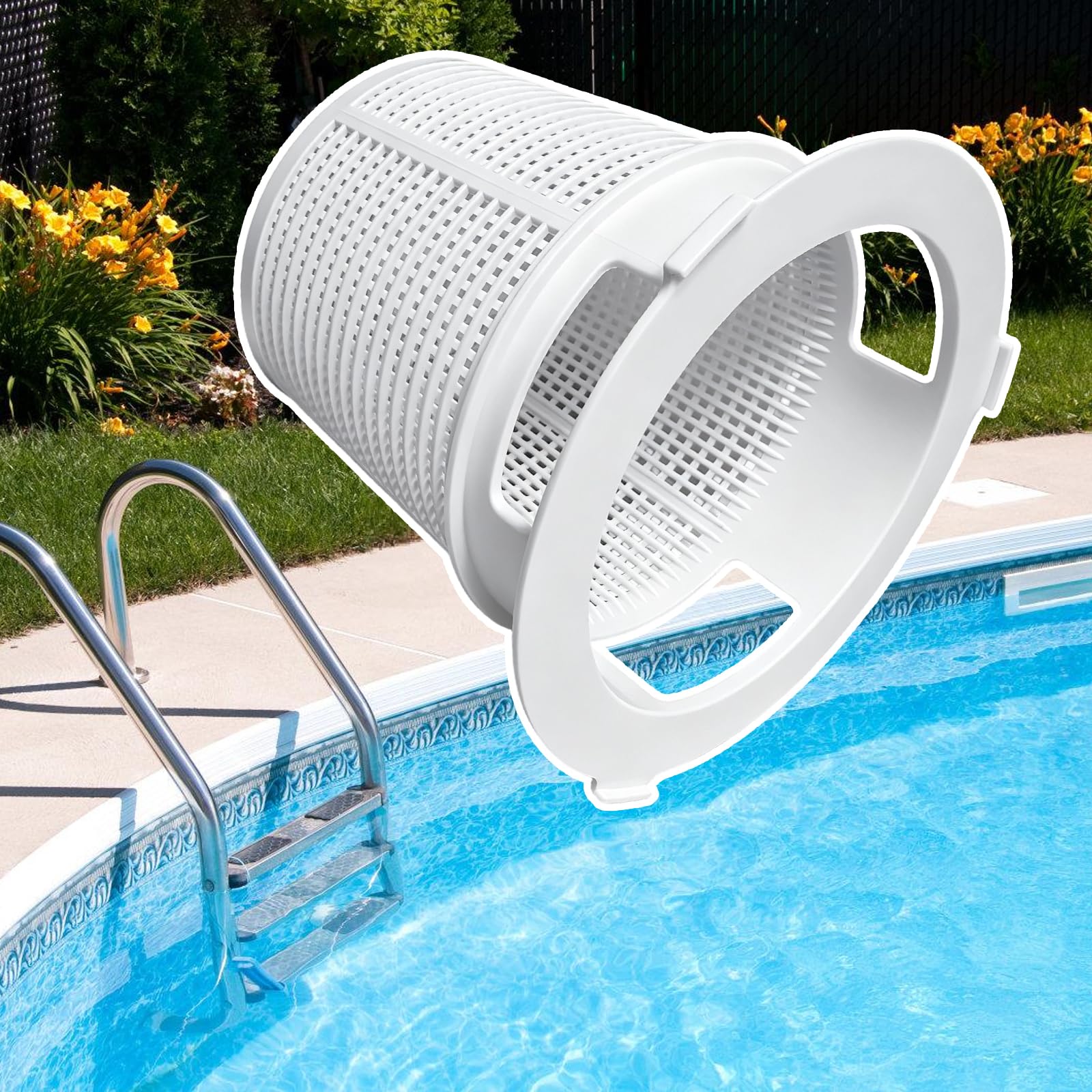 Cesta de Piscina Perforada