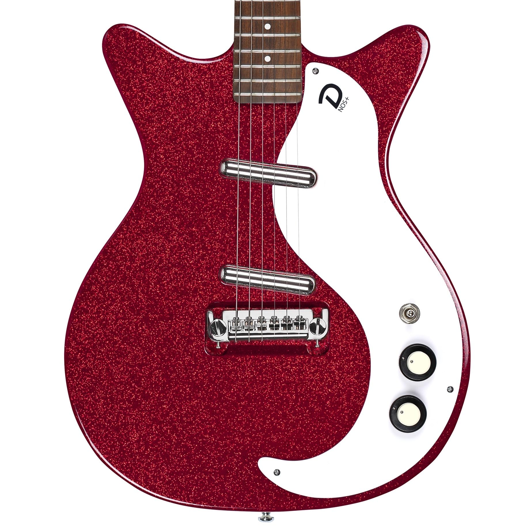 Amazon.com: Danelectro '59M NOS+ Electric Guitar - Red Metalflake