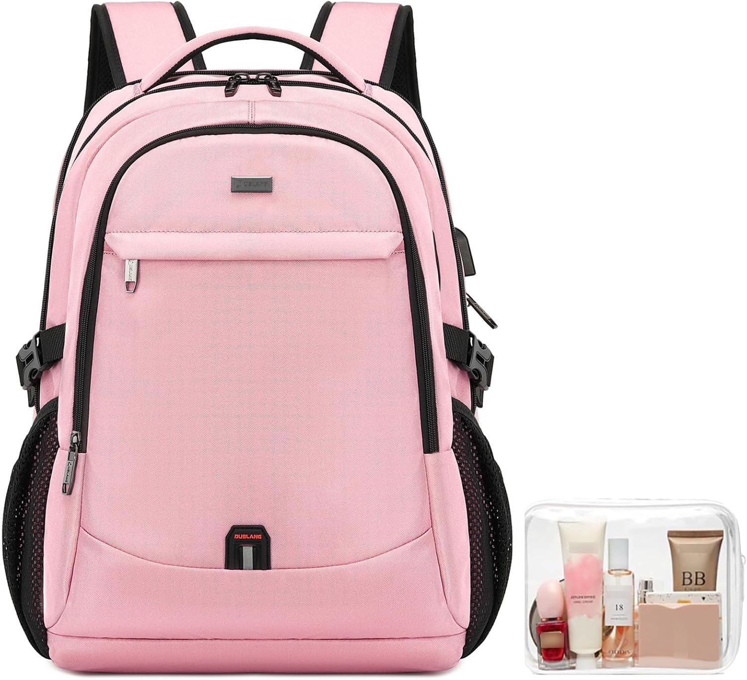 30191 Pink With Clear Toiletry Bag