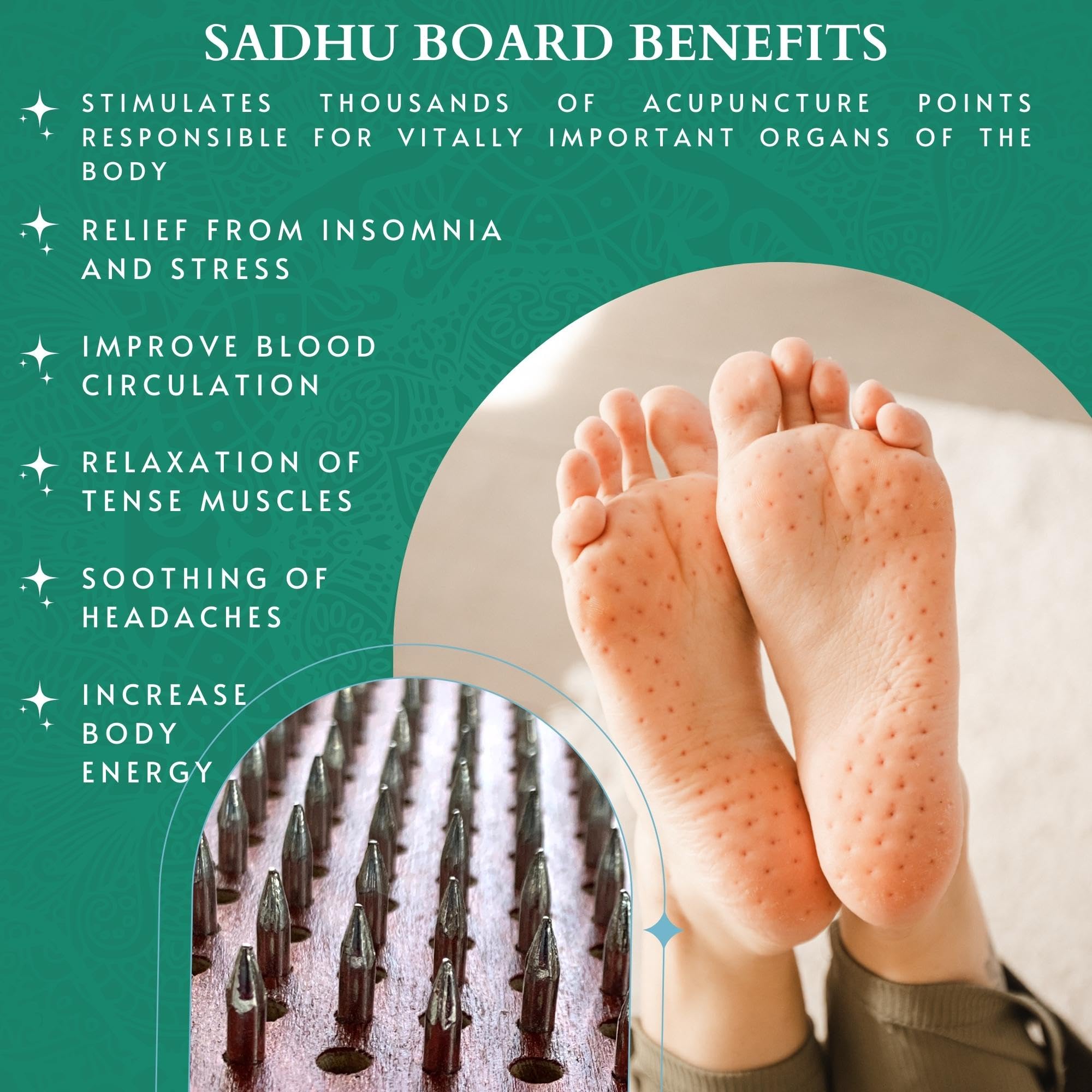 Amazon | TENGRY Sadhuボード 彫刻サドゥボード 天然木サドゥ