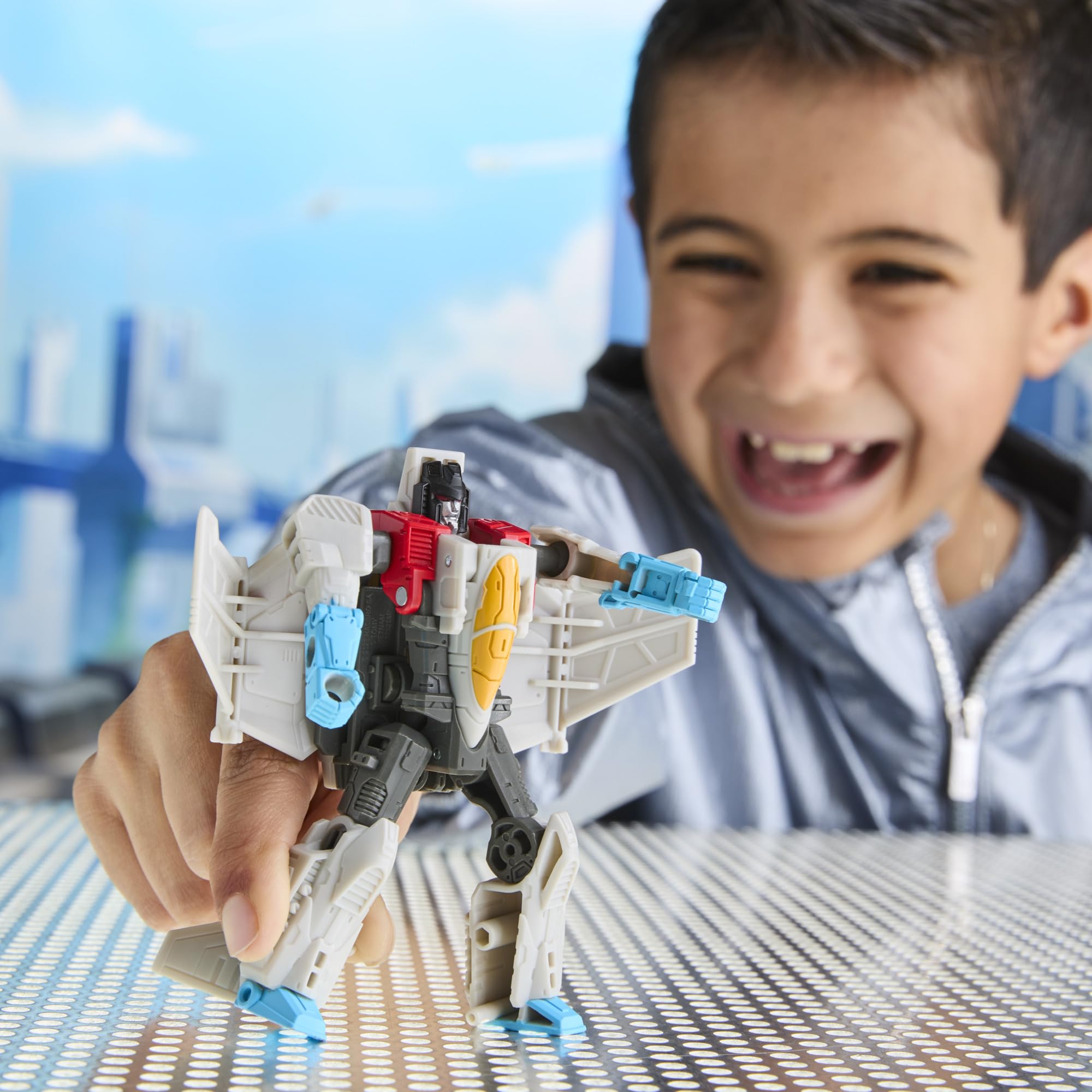 Transformers CYBERWORLD, Cyber Changers, Starscream, Action Figure - 4