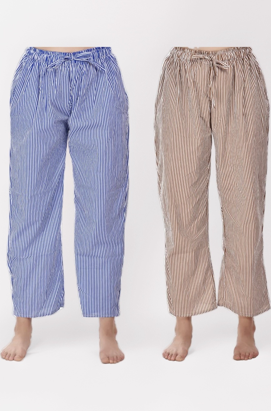 Women's Cotton Linen Printed Pyjama/Pajama Trackpant Loungewer