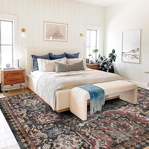 Miniatura 7 de RUGSURE Alfombras lavables  perfectas para sala de estar, dormitorio, habitación de los niños, guardería  Resistente a las manchas y al agua,