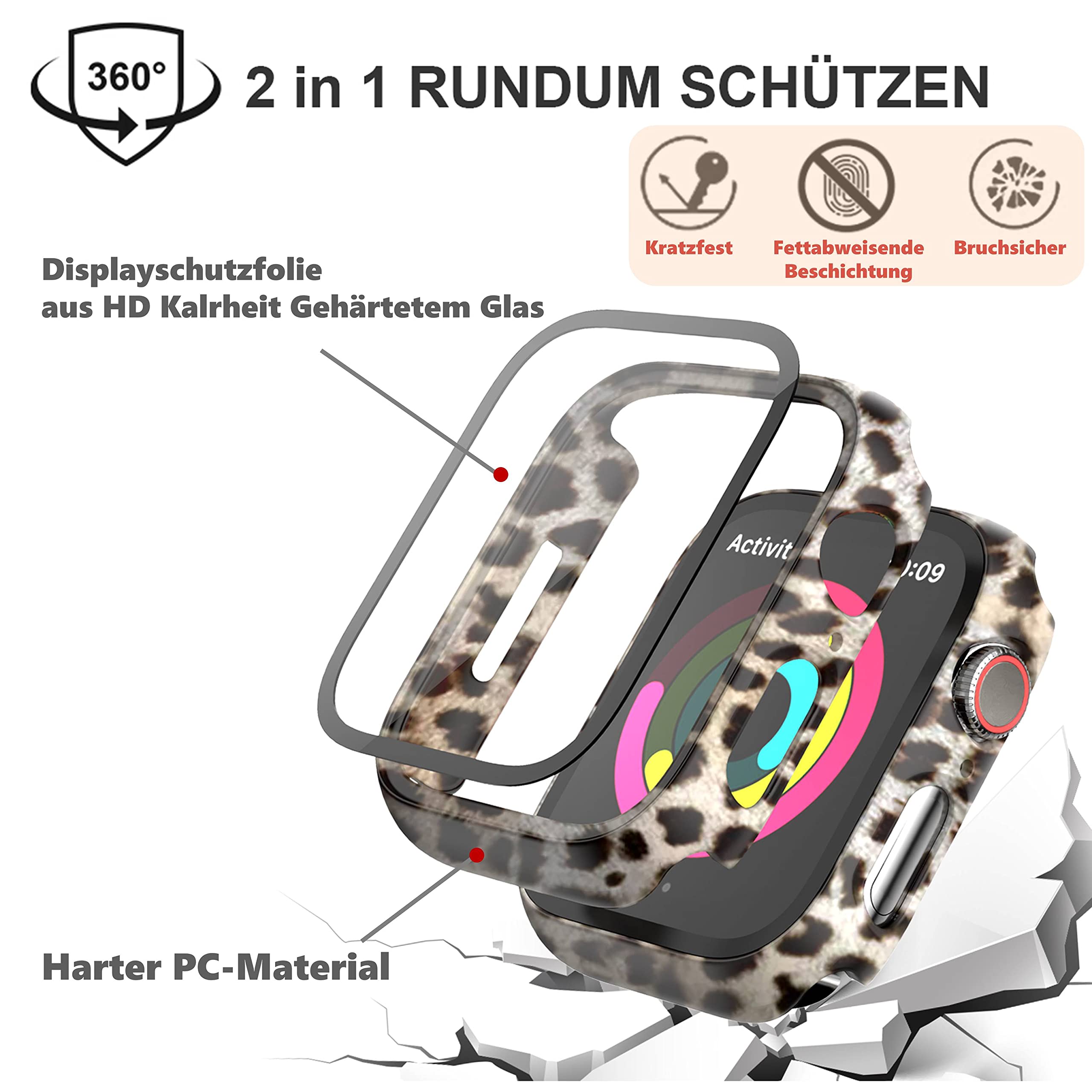 Case Compatible with Apple Watch 7 45MM - Image 3