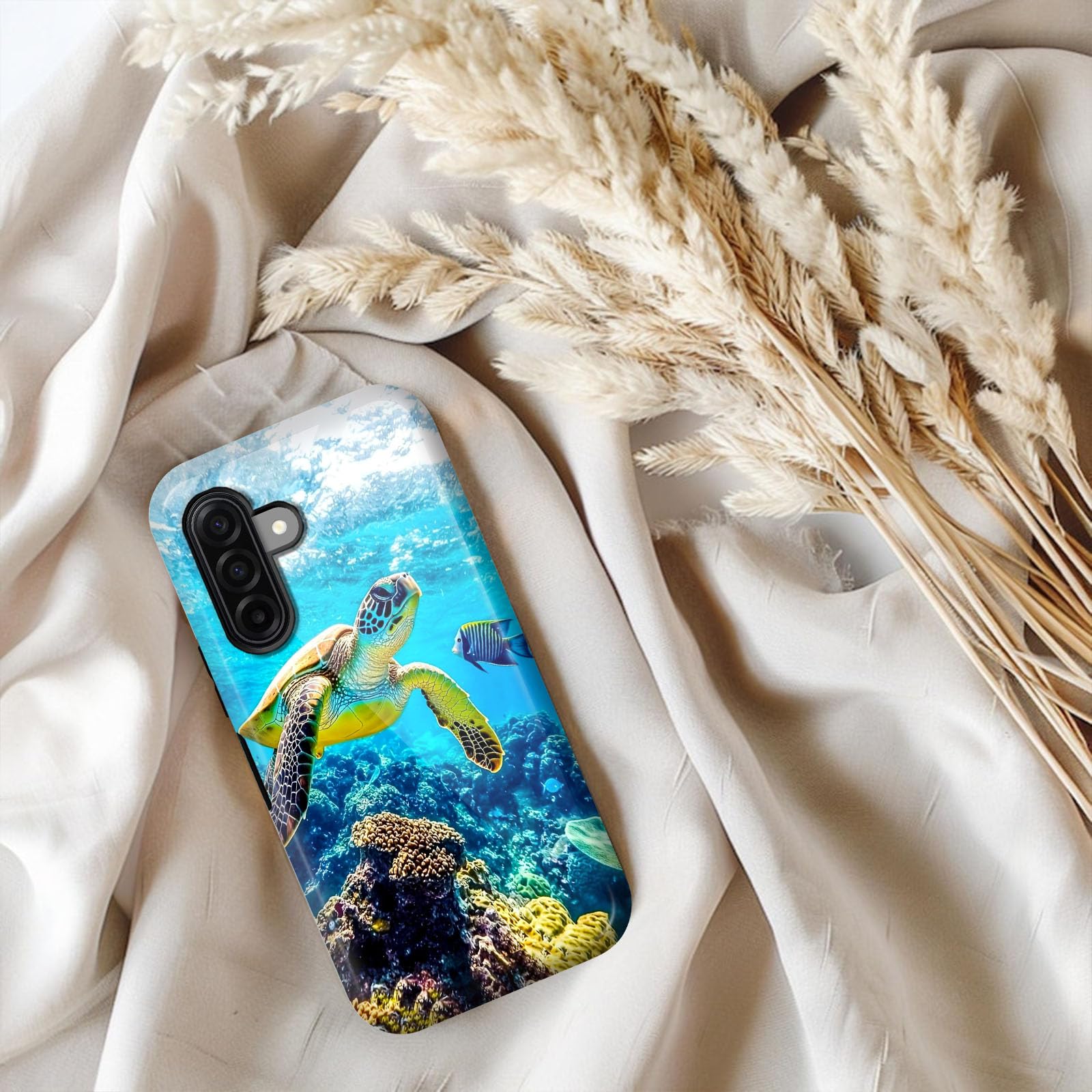 Amazon.com: ETLKJVBL for Samsung Galaxy A17 5G Phone Case, Sea