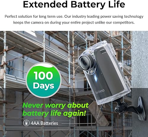 Miniatura 7 de Brinno Time Lapse Camera BCC300-M - Sitio de trabajo de construcción al aire libre, planta, cámara Timelapse meteorológica, pantalla LCD, duración