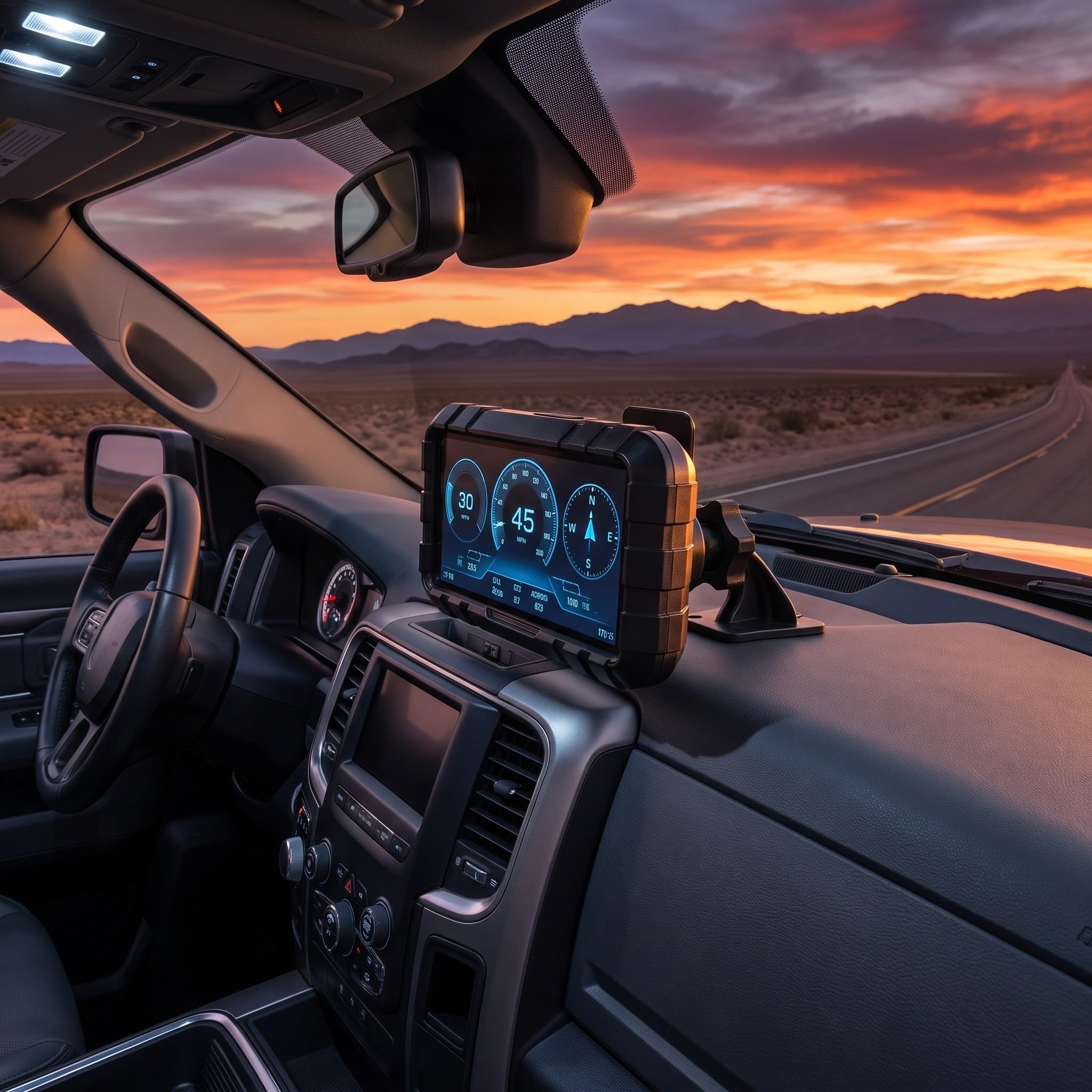 Gatuida Velocímetro digital para coche, pantalla de visualización de
