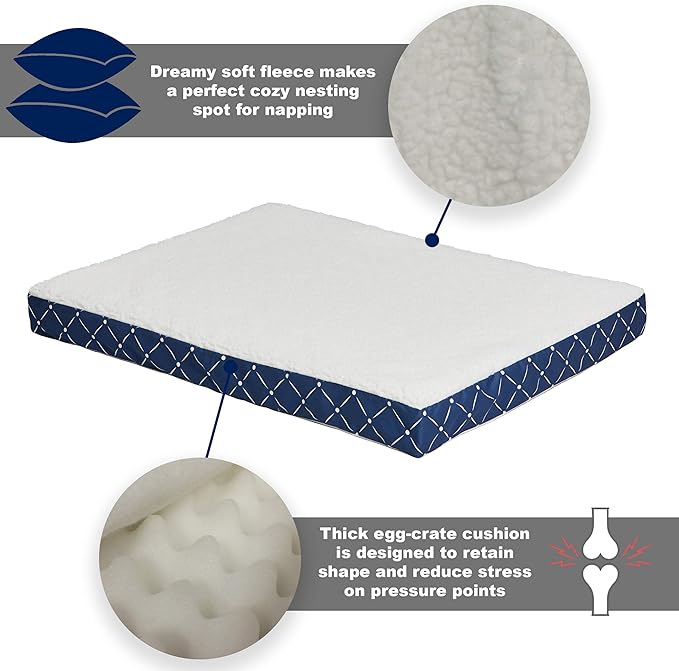 Cama Ortopédica para Perro Grande 30x40 Pulgadas con Funda L miniatura 3