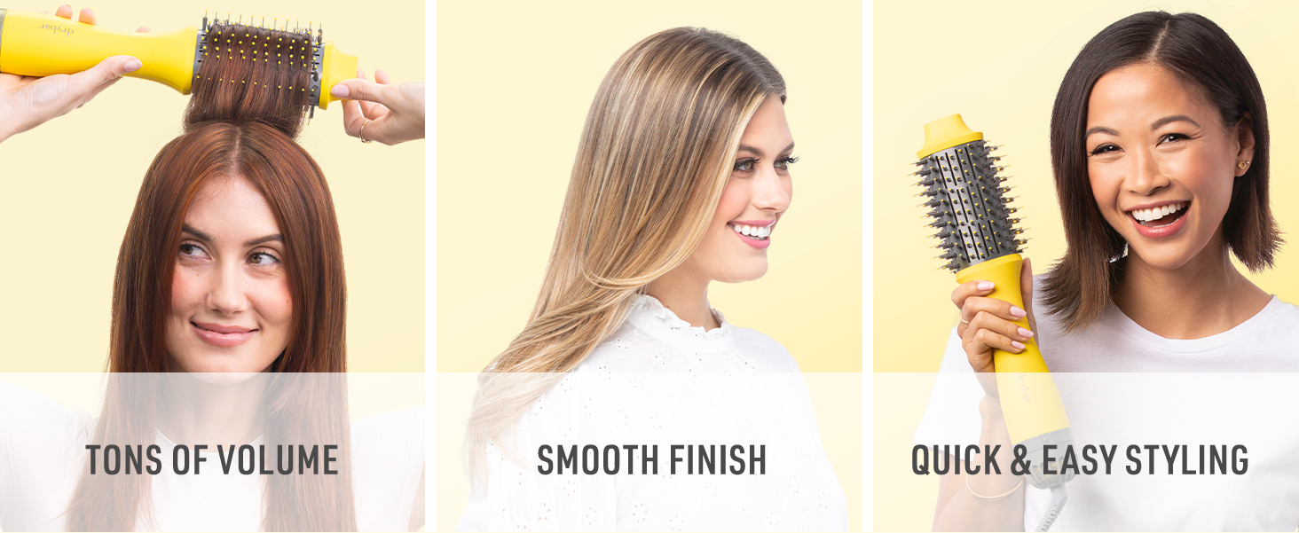 Drybar Blow-Dryer Shot Collection | Faster Blowouts with Tons of Volume and Less Frizz | Choose The Barrel Size Best for Your Hair Length and Desired Style