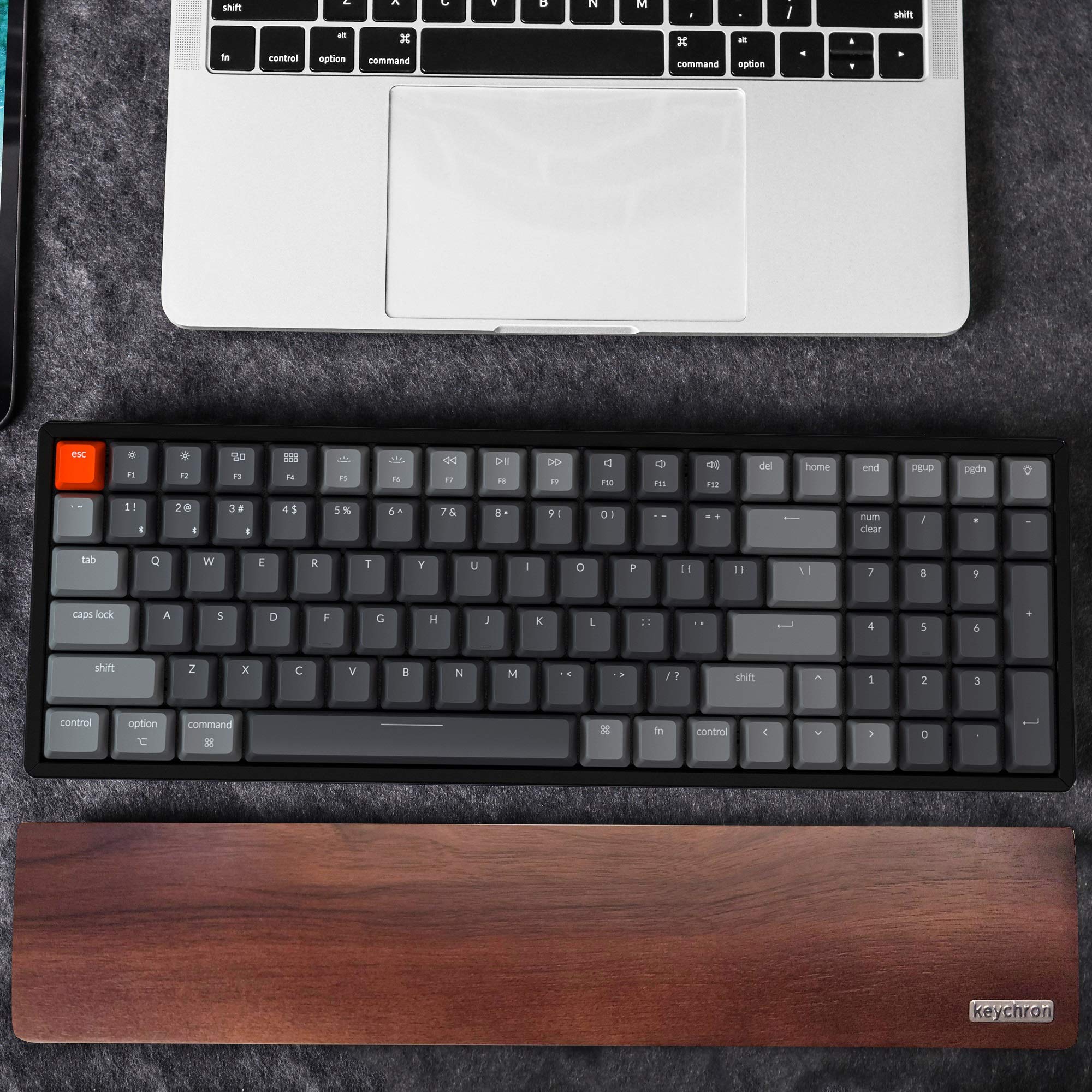 Wooden Palm Rest for Keychron K4 Bluetooth Mechanical Keyboard Buy