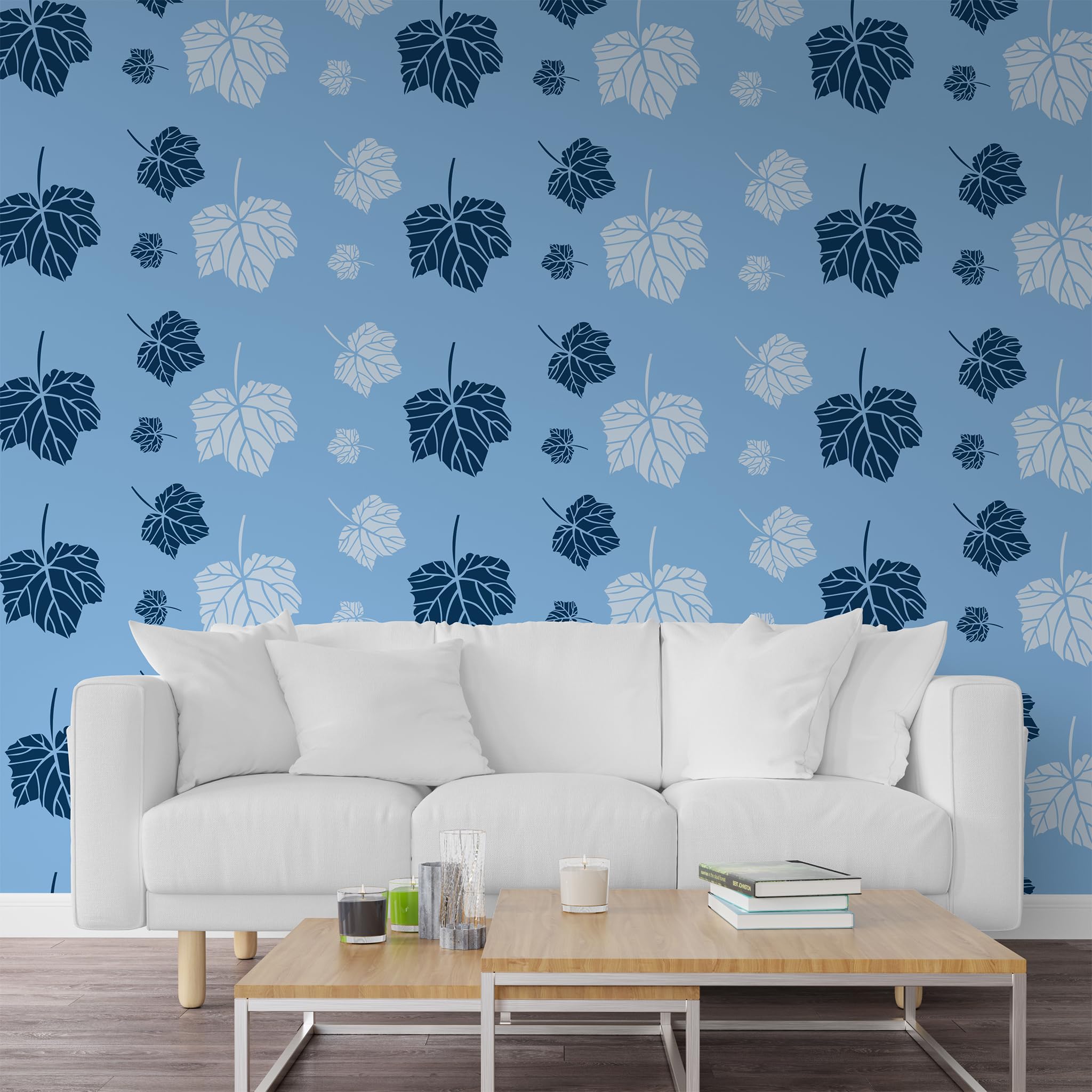 StenCart Stencil for Wall Painting Home Falling Maple Leaves Reusable Wall Stencil Design for Wall Decoration(16 inch x 24 inch)–Suitable for Room Decor, Ceiling and Floors (Pack of 1, (STC1624-399)) (B0CQD86P1S) Amazon Price History, Amazon Price Tracker