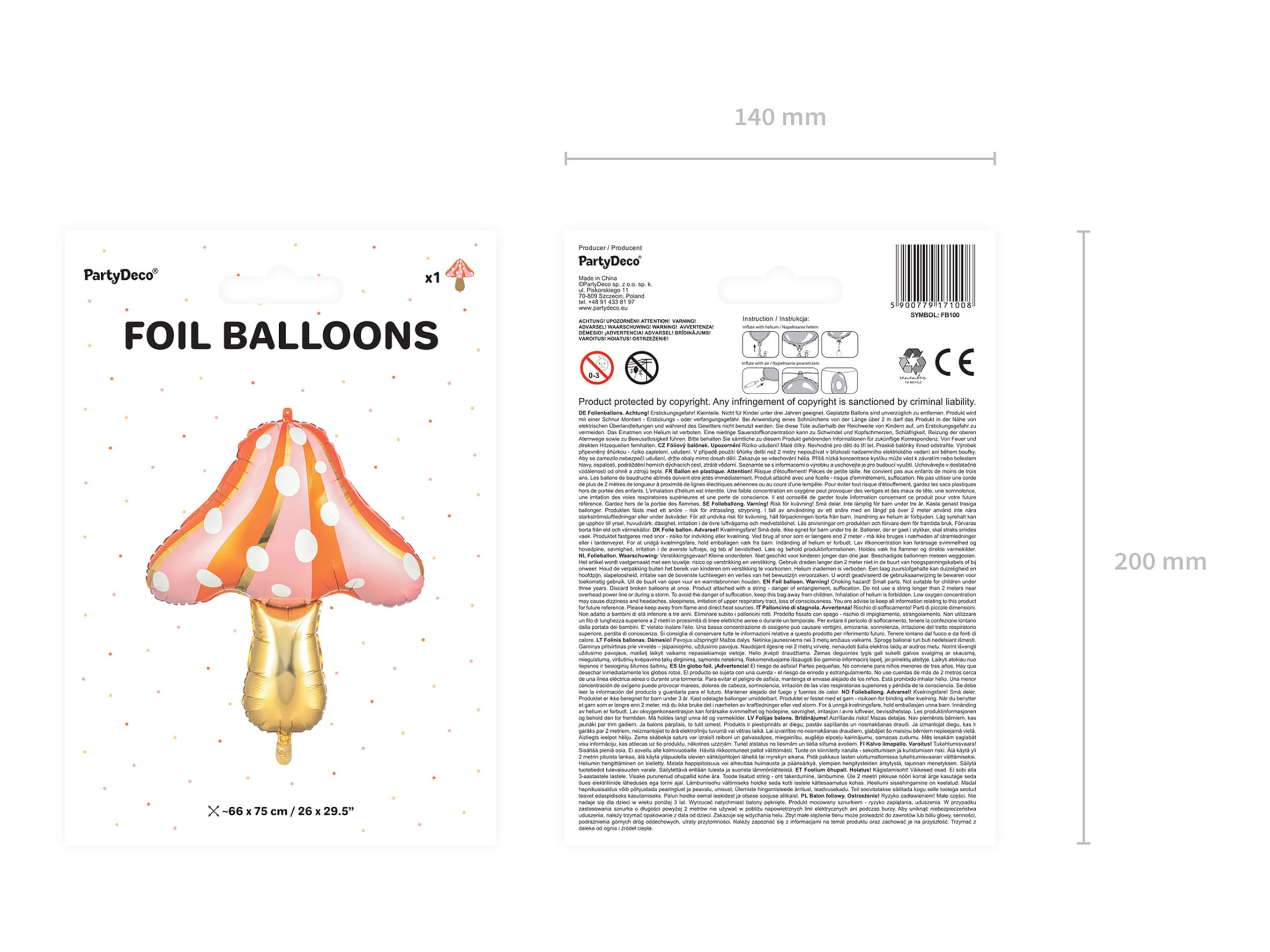 Happium 30,5 cm diverse latex ballonnen polkadot, ideaal voor feestdecoratie, diverse ballonnen voor verjaardag, bruiloft en andere feesten, 10 stuks (babyroze