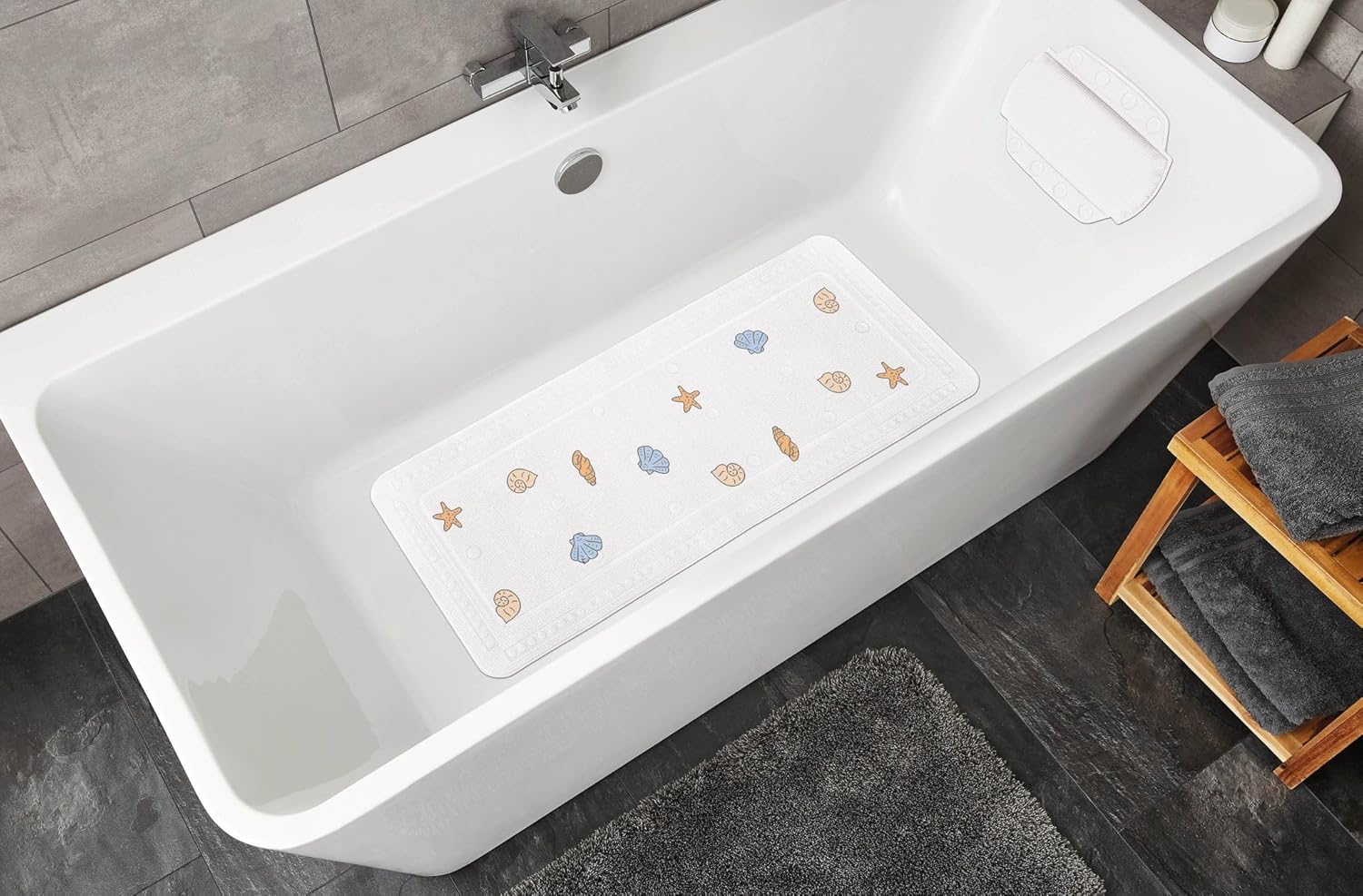 Kleine Wolke Beach Tub Safety Mats - Multicolor (14.2x28.3in)