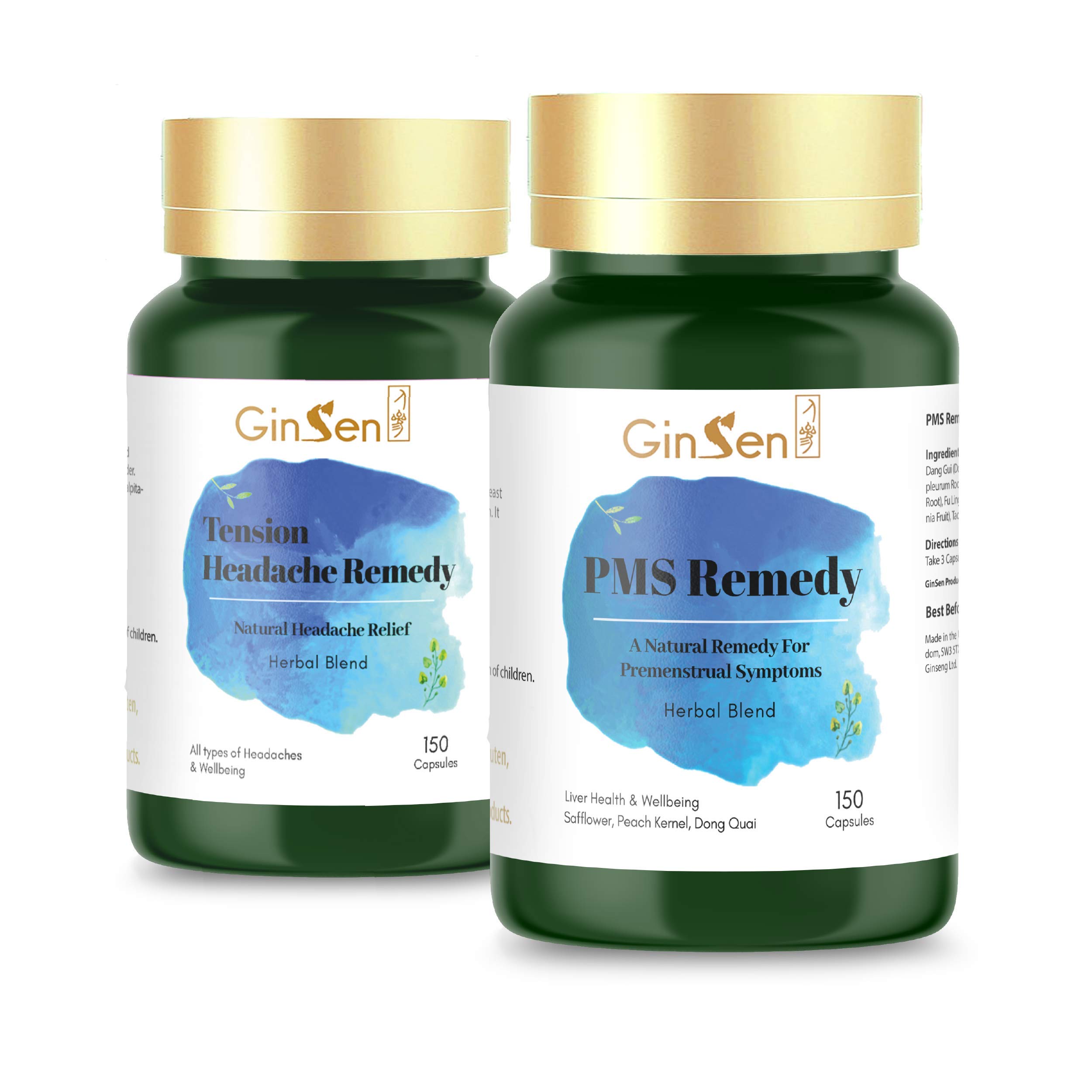 PMS Headache Kit， Natural Herbal Supplement, Chinese Medicine, Made in UK