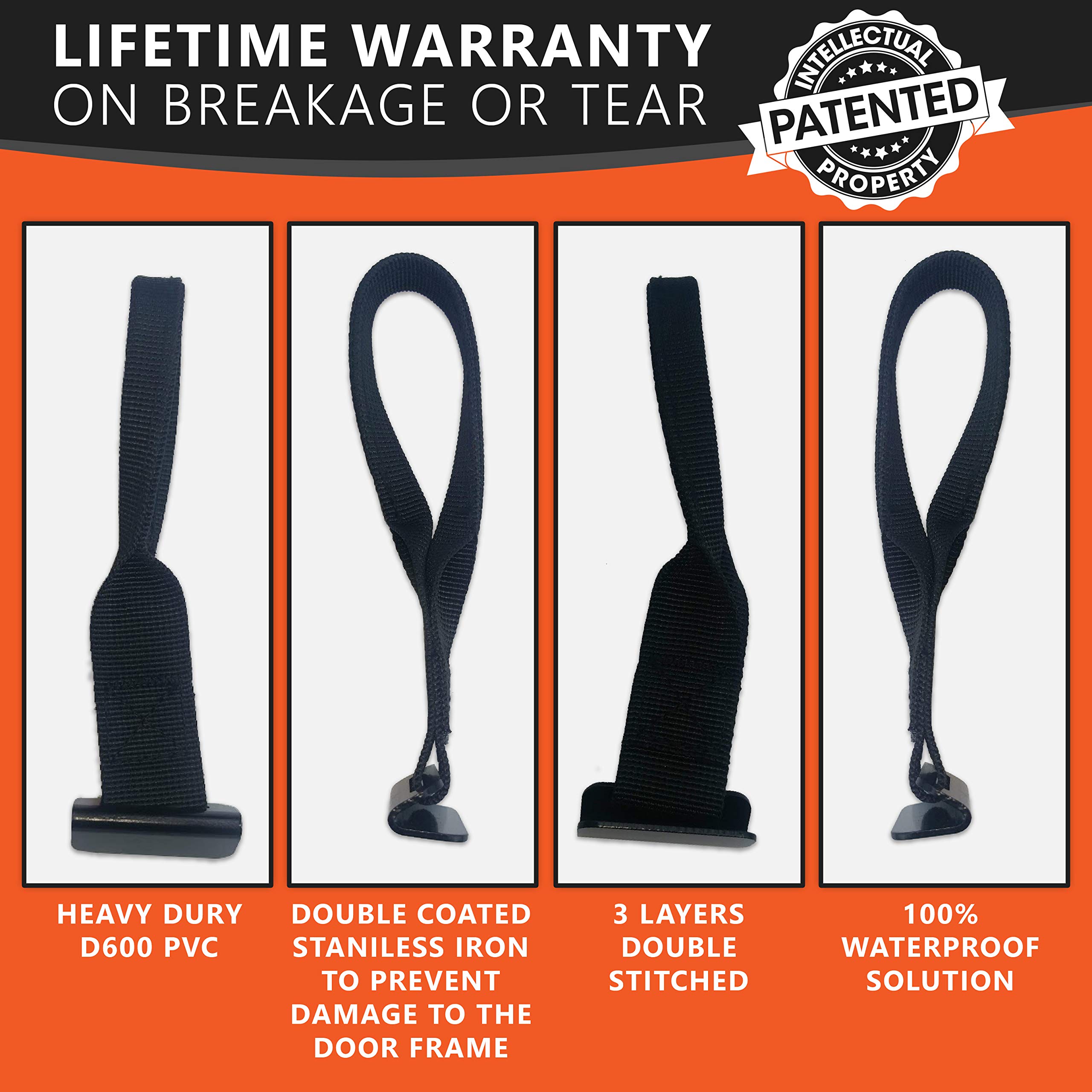 Buy RoofPax 6 Rooftop Cargo Tie Down Hook Straps for Strapping Down Any