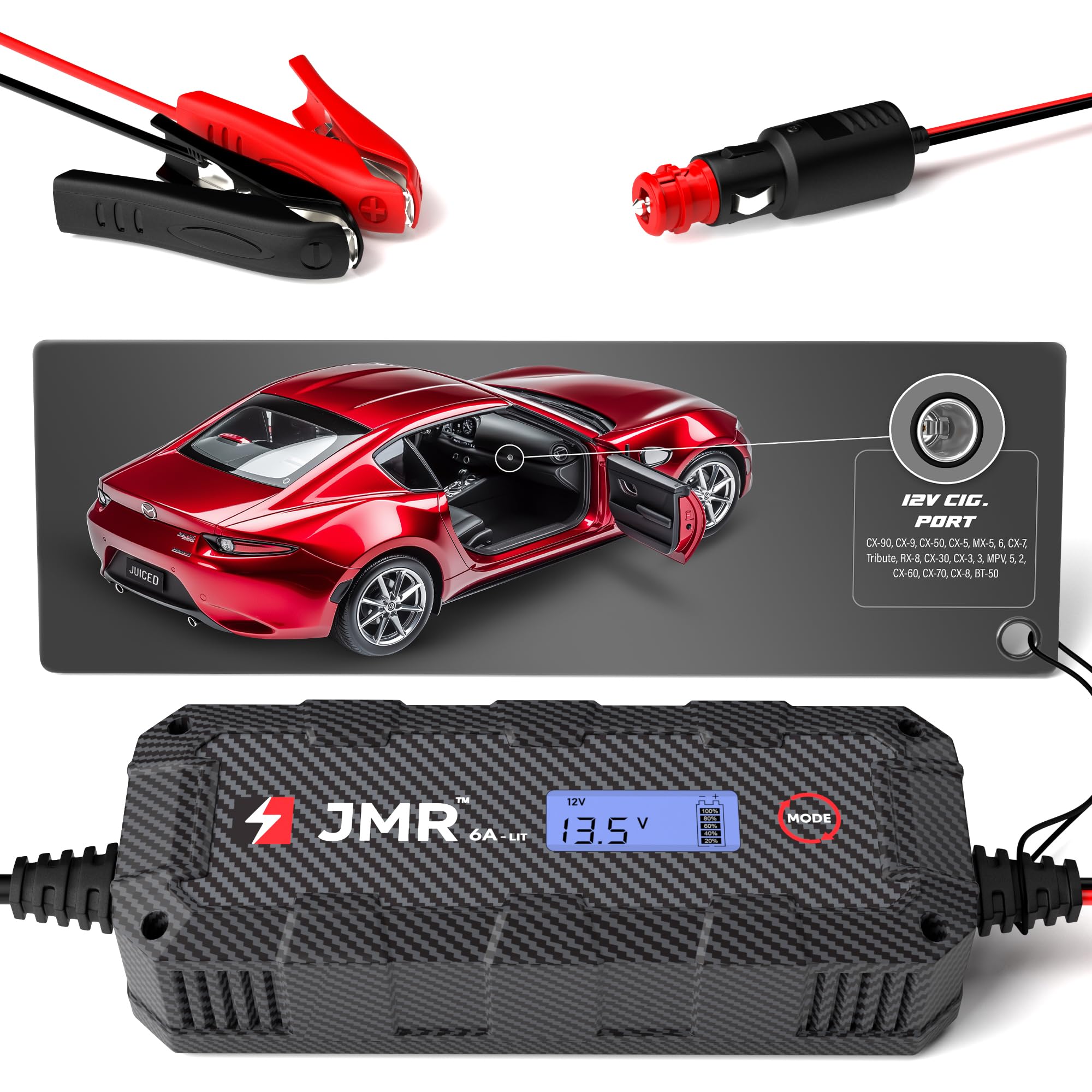 その他 memurin Amazon.com: JMR Battery Charger for Mazda CX-90 CX-9 CX-50 CX-5 MX