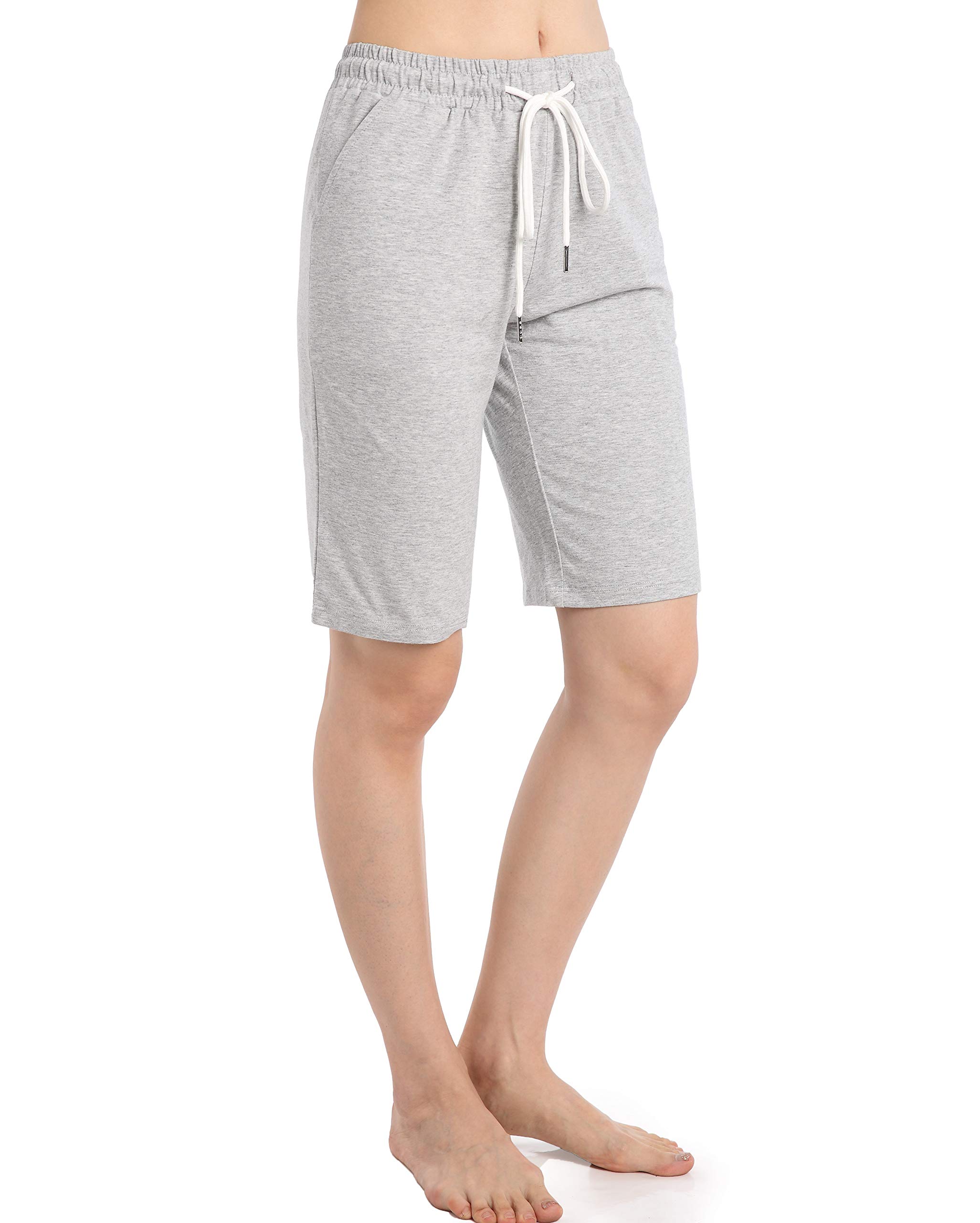 Ferrieswheel Story Bermudas de descanso para mujer, hasta la rodilla, pantalones de yoga con bolsillos para entrenamiento