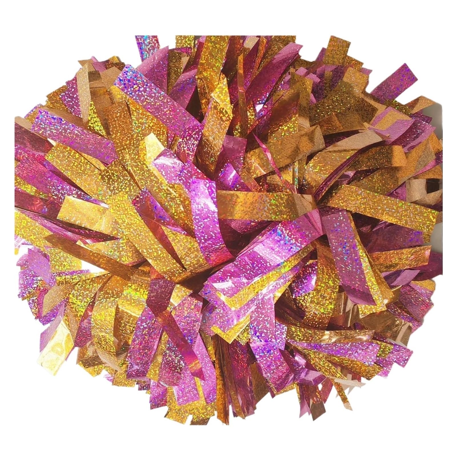 6 Inch Cheerleading Pom Pom Baton Handle(Color 8,4 Inch)