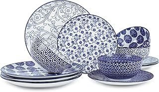 29 Vintage Ceramic Kitchen Decor Ideas With Nostalgic Charm 25 Selamica Ceramic Dinnerware Sets, 12-Pieces Plates and Bowls Sets, Scrat...